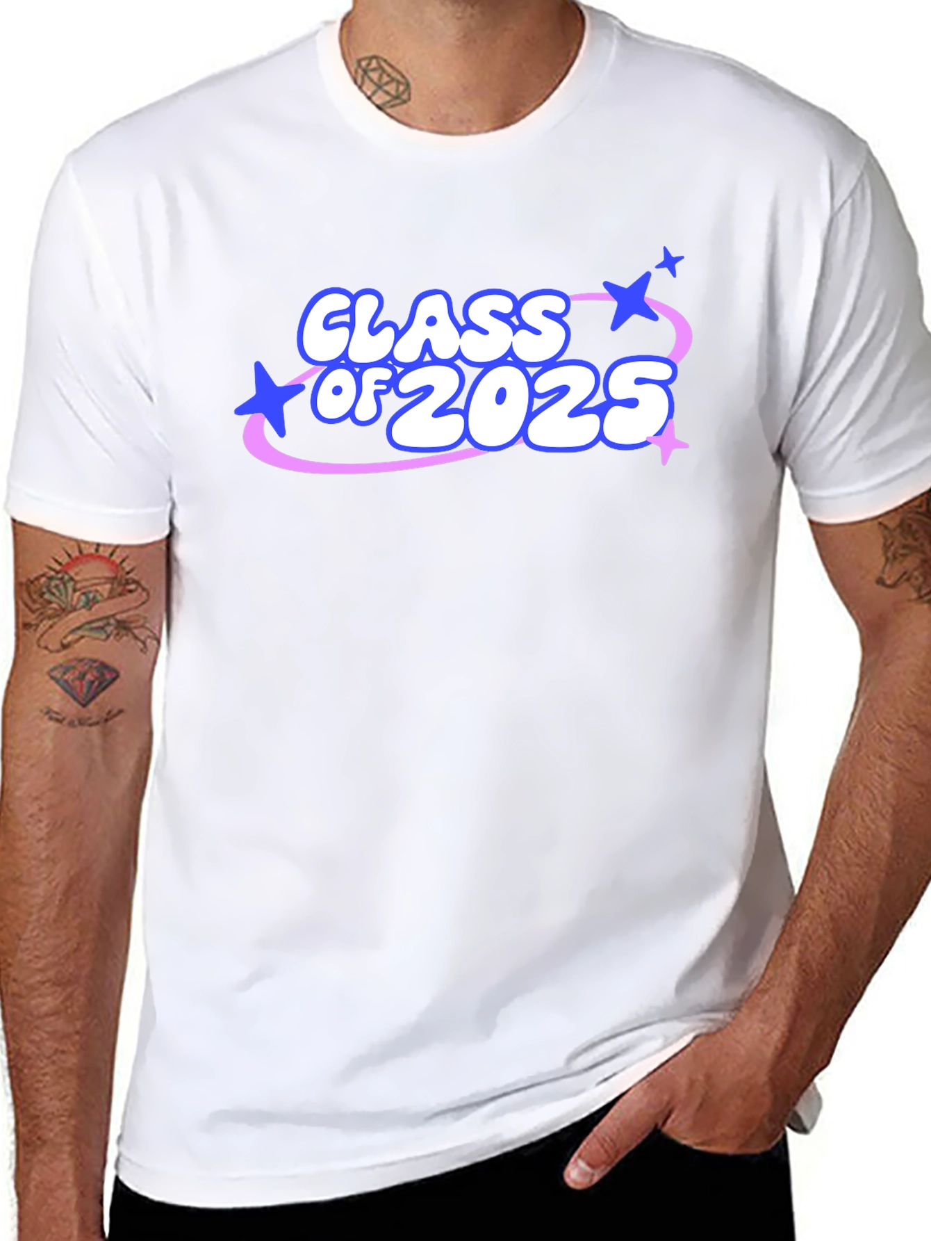 Black Class of 2025 Graphic Tee view 8