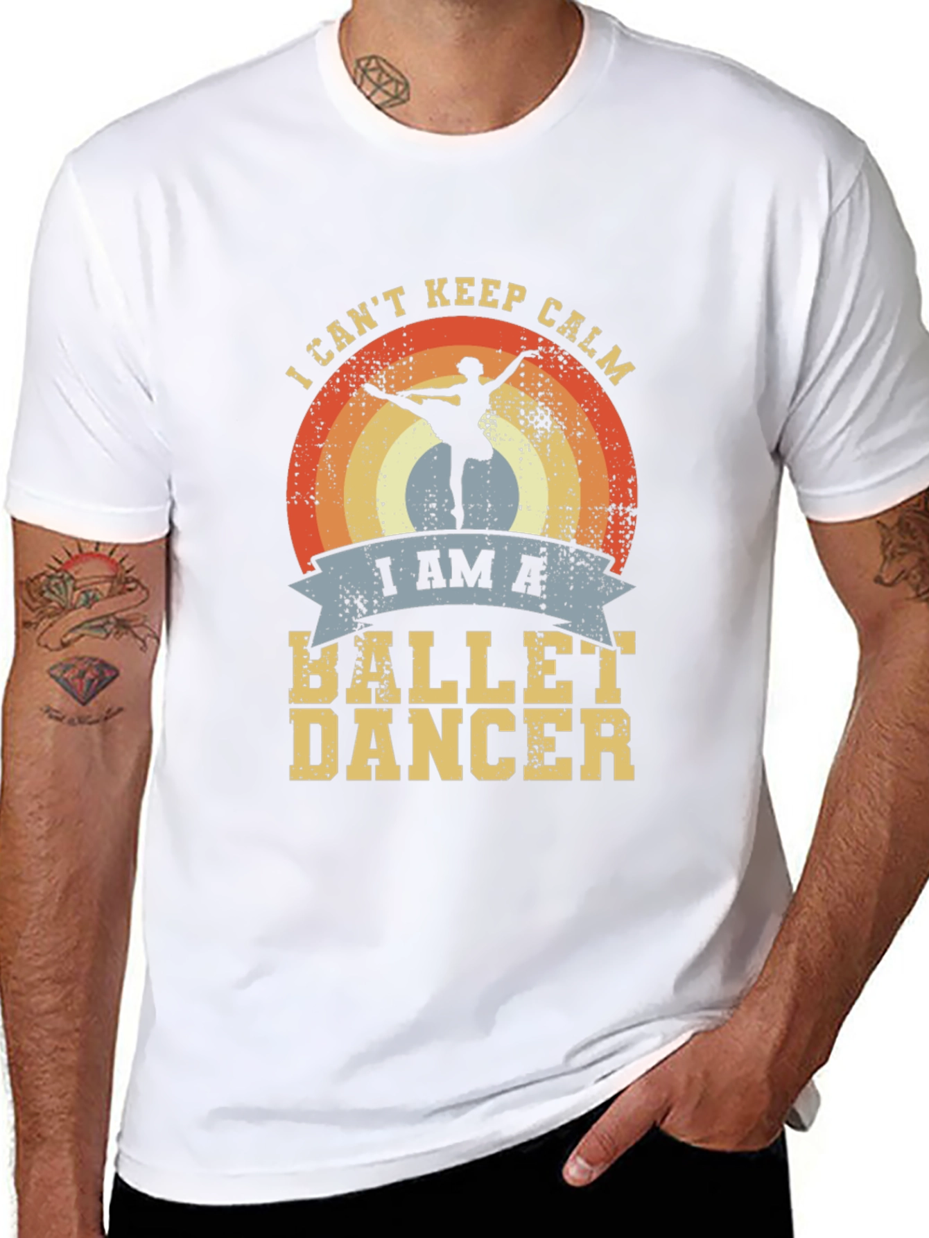 Black Ballet Dancer T-Shirt - I Can't Keep Calm view 8