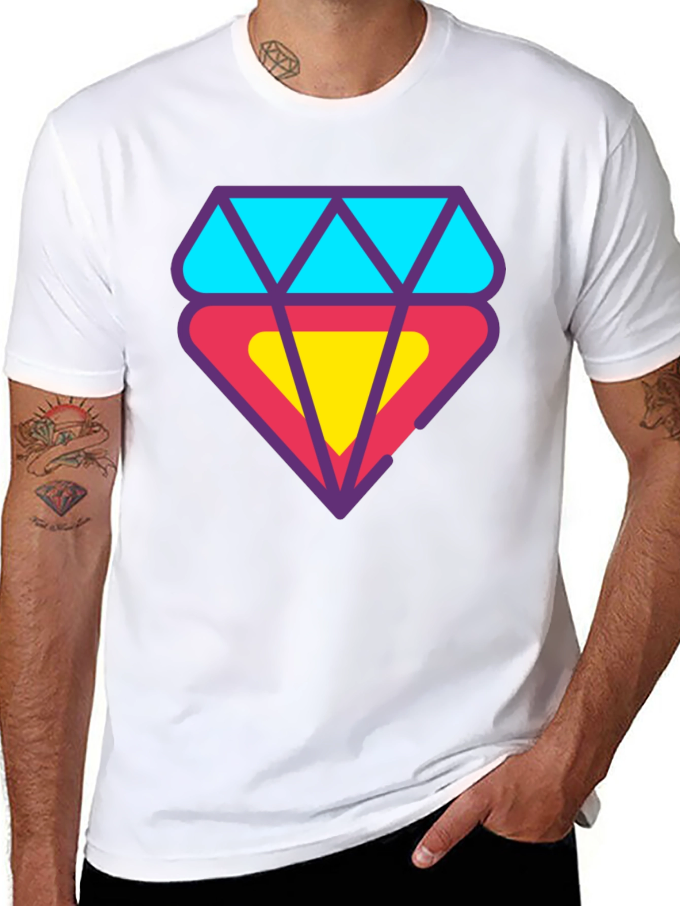 Black Diamond Graphic T-Shirt view 8