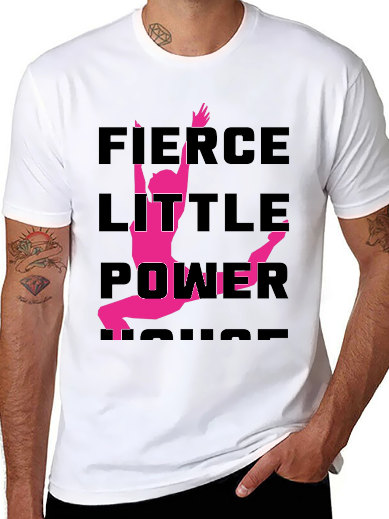 Black Fierce Little Powerhouse Tee view 8