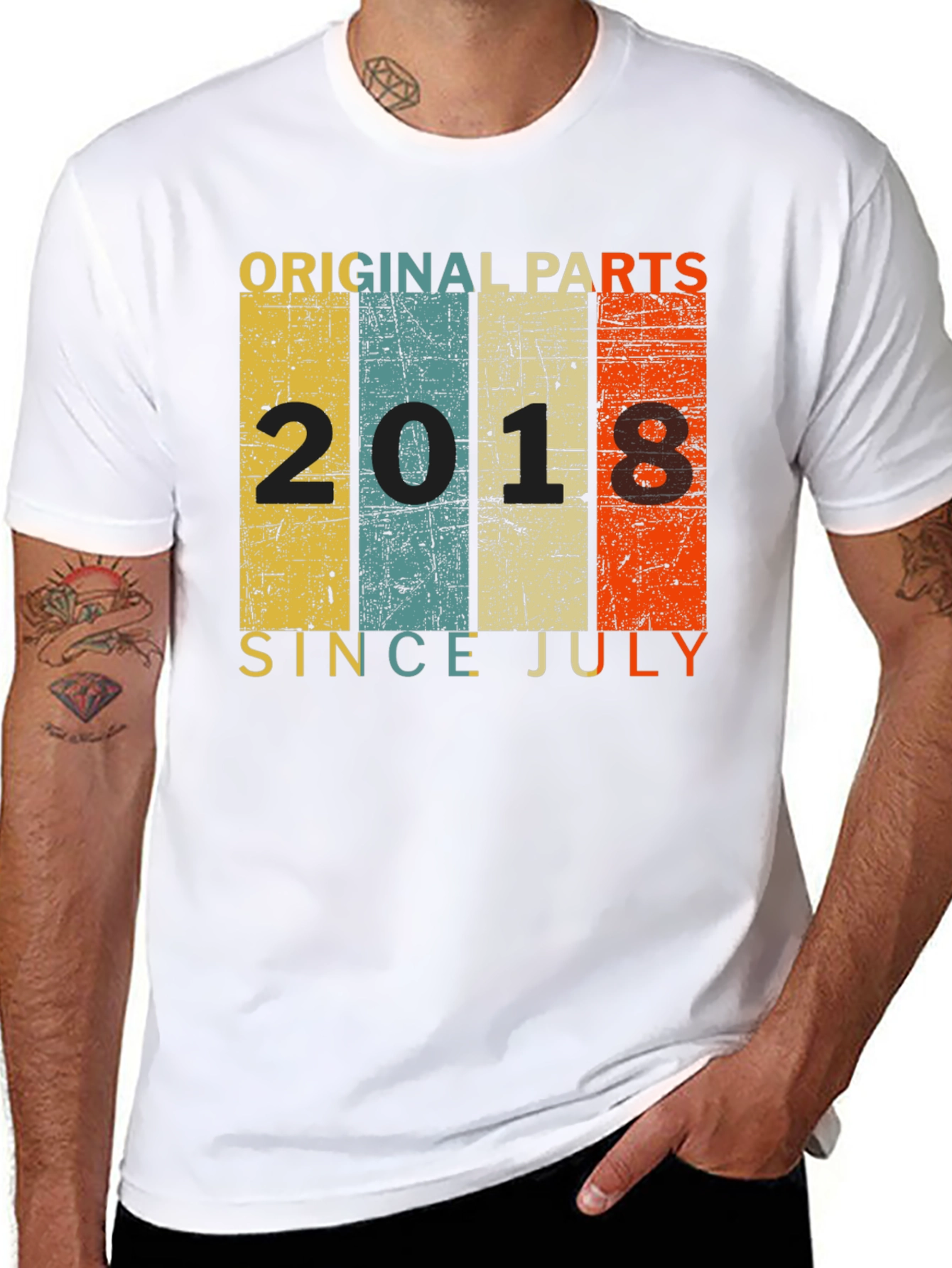 Black Original Parts 2018 Since July T-Shirt view 8