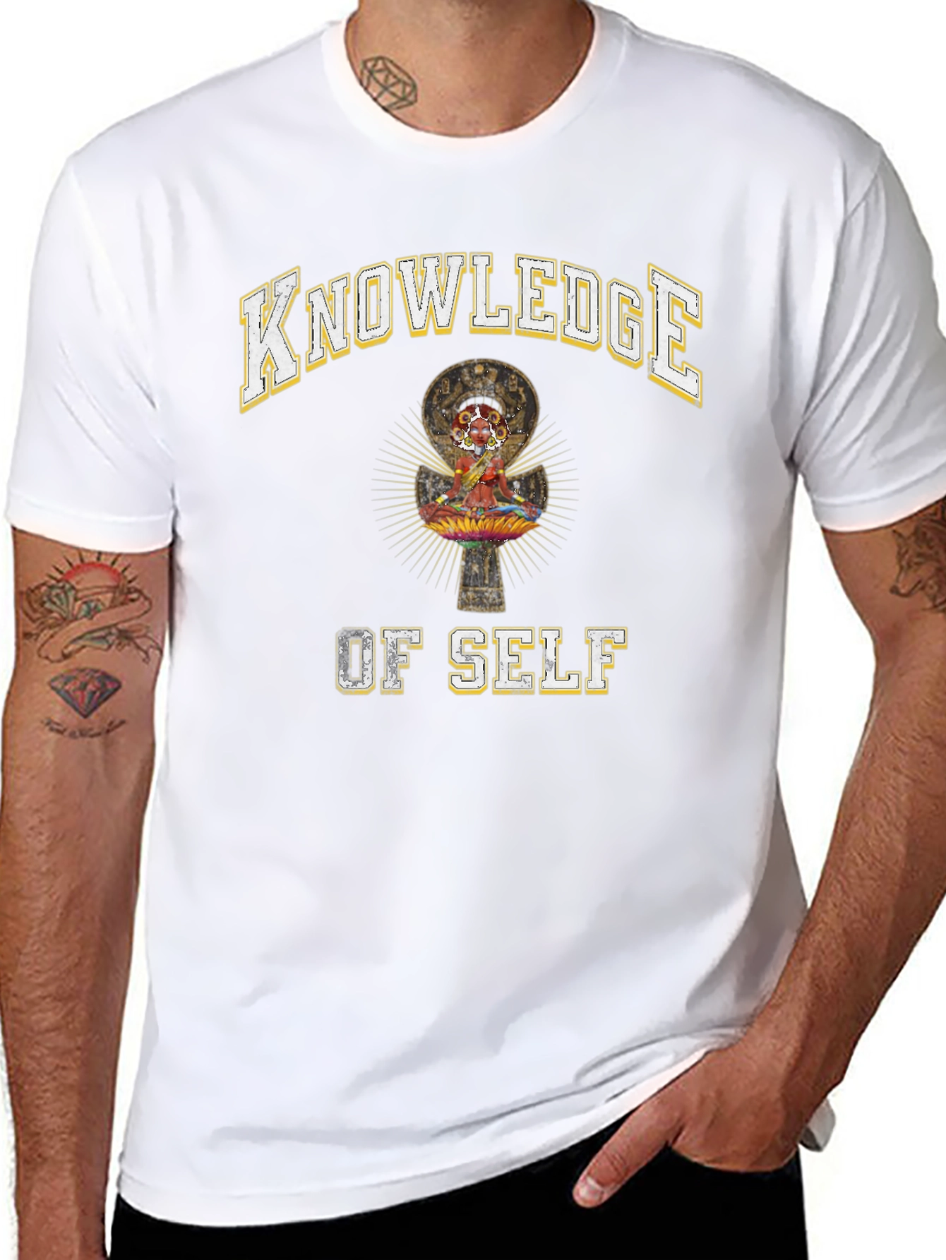 Black Knowledge of Self Graphic T-Shirt view 8