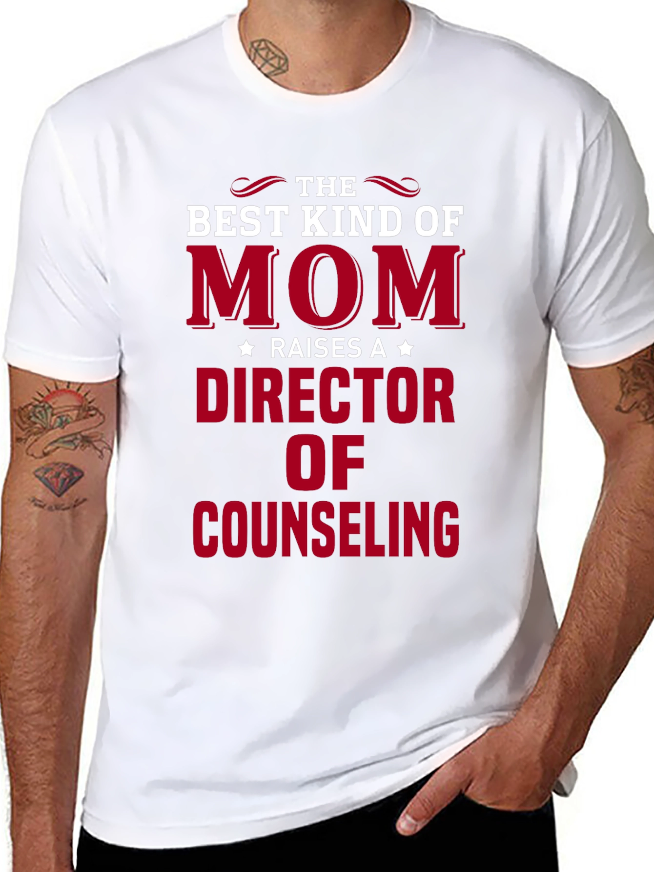 Black Mom Raises a Director of Counseling T-Shirt view 8
