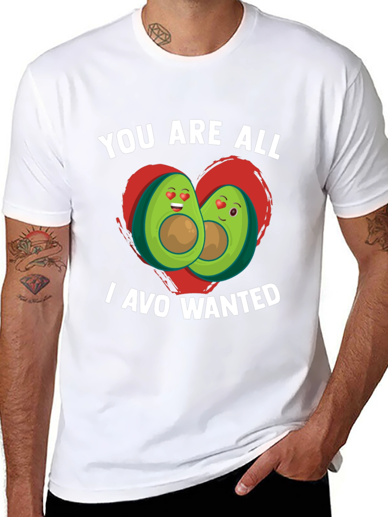 Black Avocado Love Graphic T-Shirt view 8