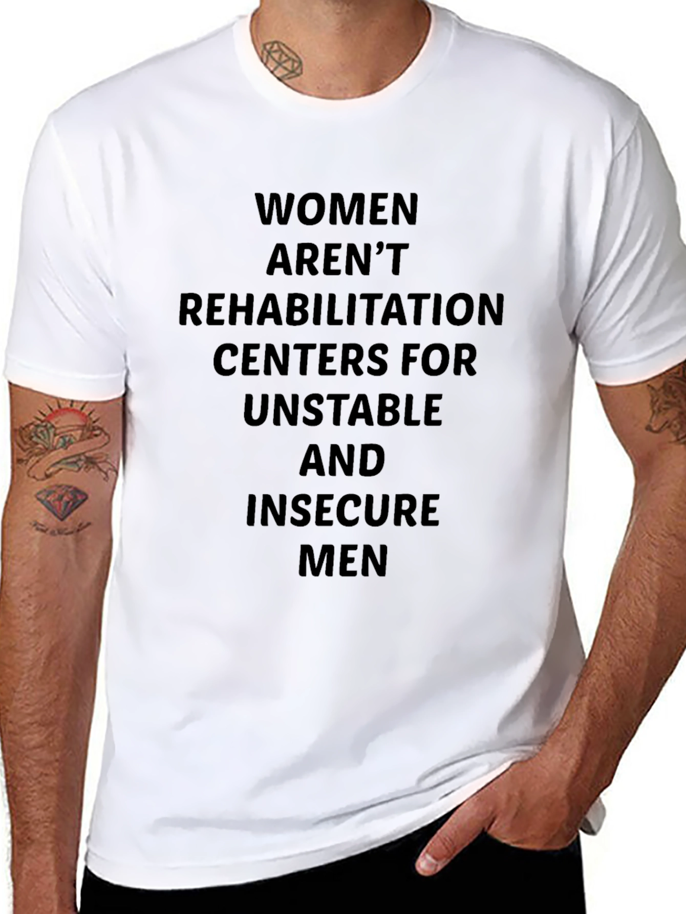 Empowering Women's Tee: Not Rehab Centers - 8