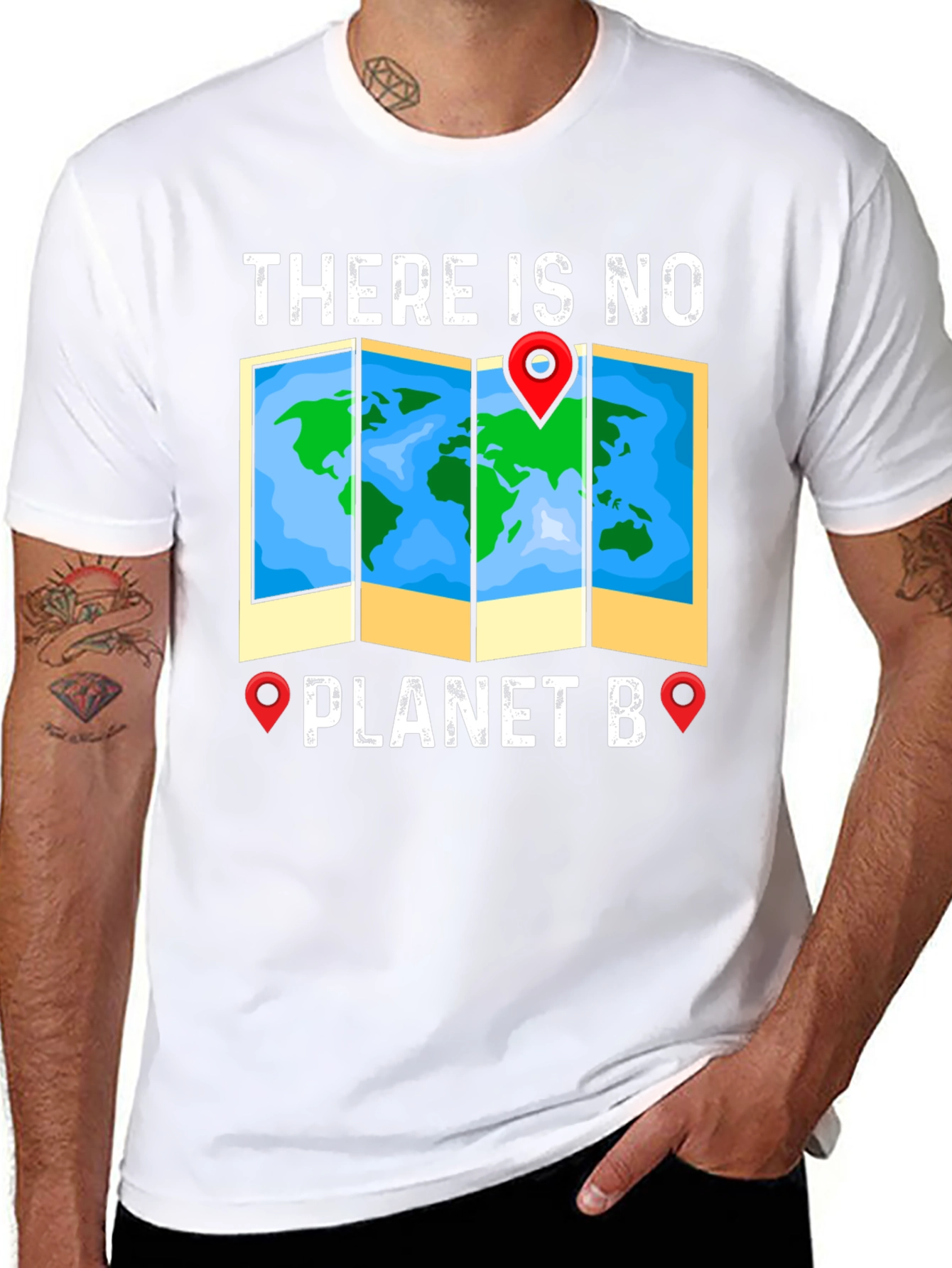Black No Planet B Graphic Tee view 8