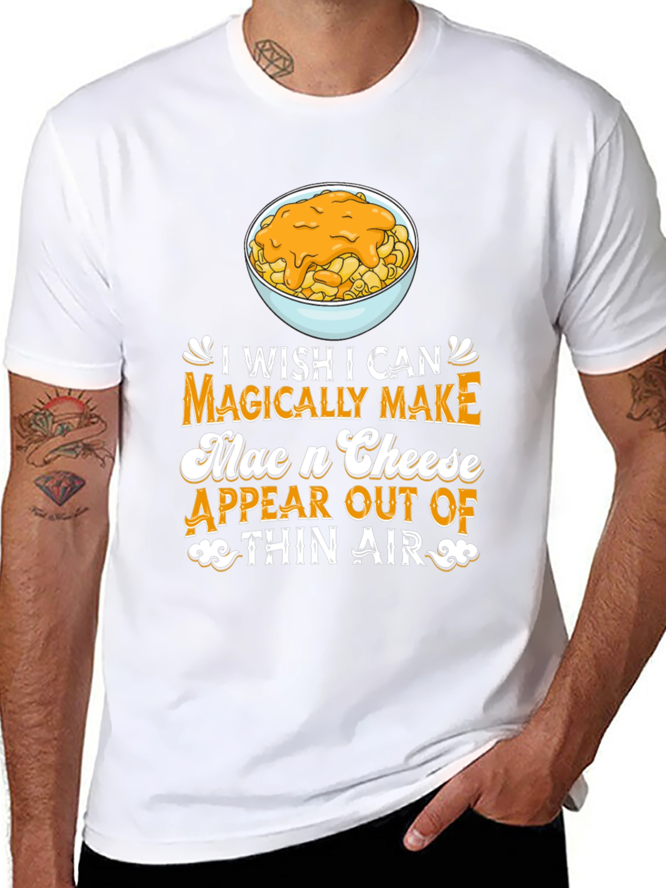 Black Magically Make Mac n Cheese T-Shirt view 8