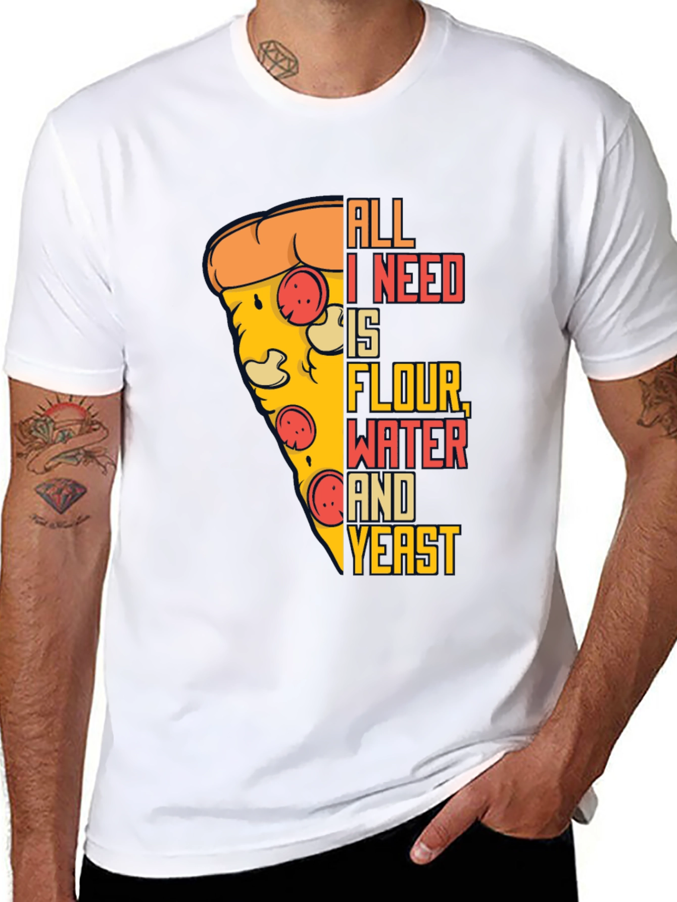 Pizza Lover T-Shirt - All I Need Is... - 8