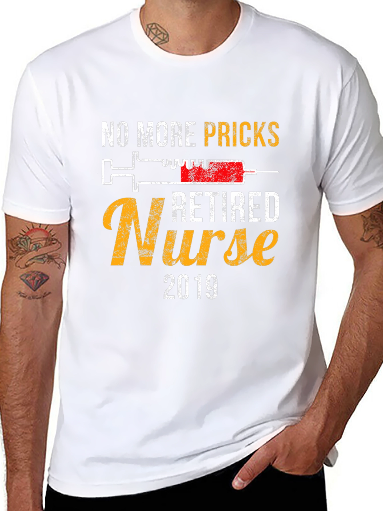 Black Retired Nurse 2019 T-Shirt view 8