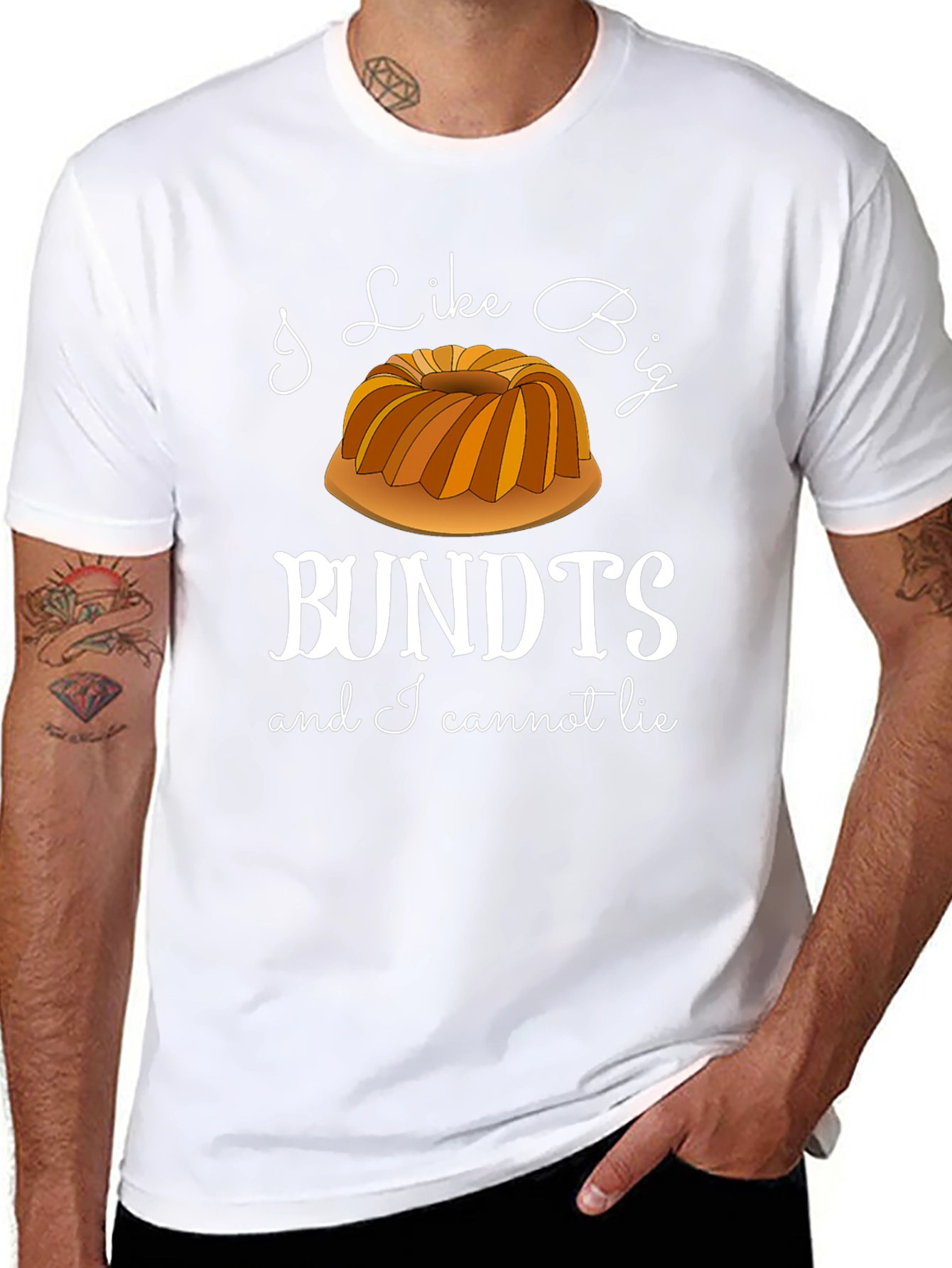 Black I Like Big Bundts T-Shirt - Funny Baker Tee view 8