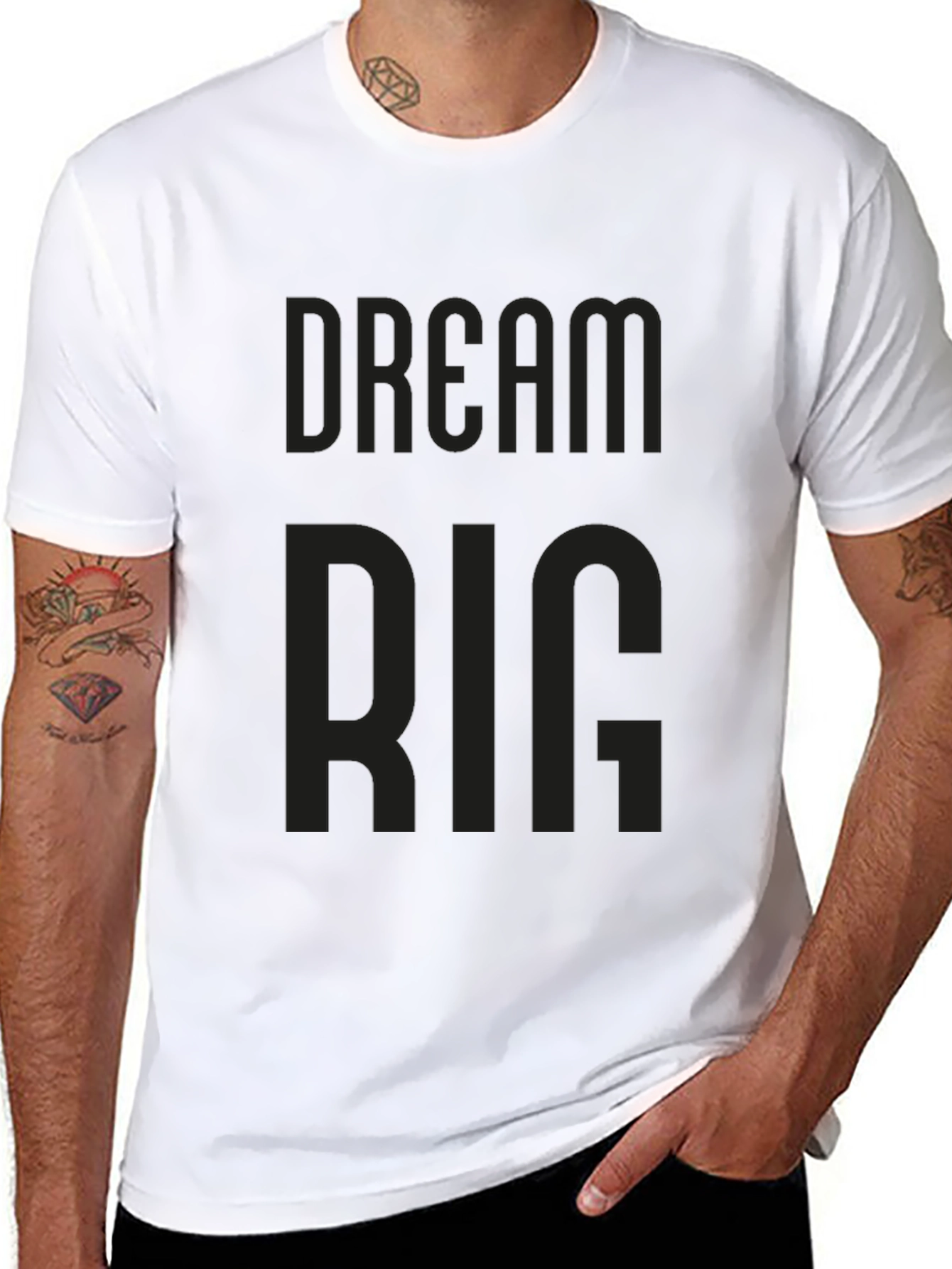 Black Dream Big Black T-Shirt view 8