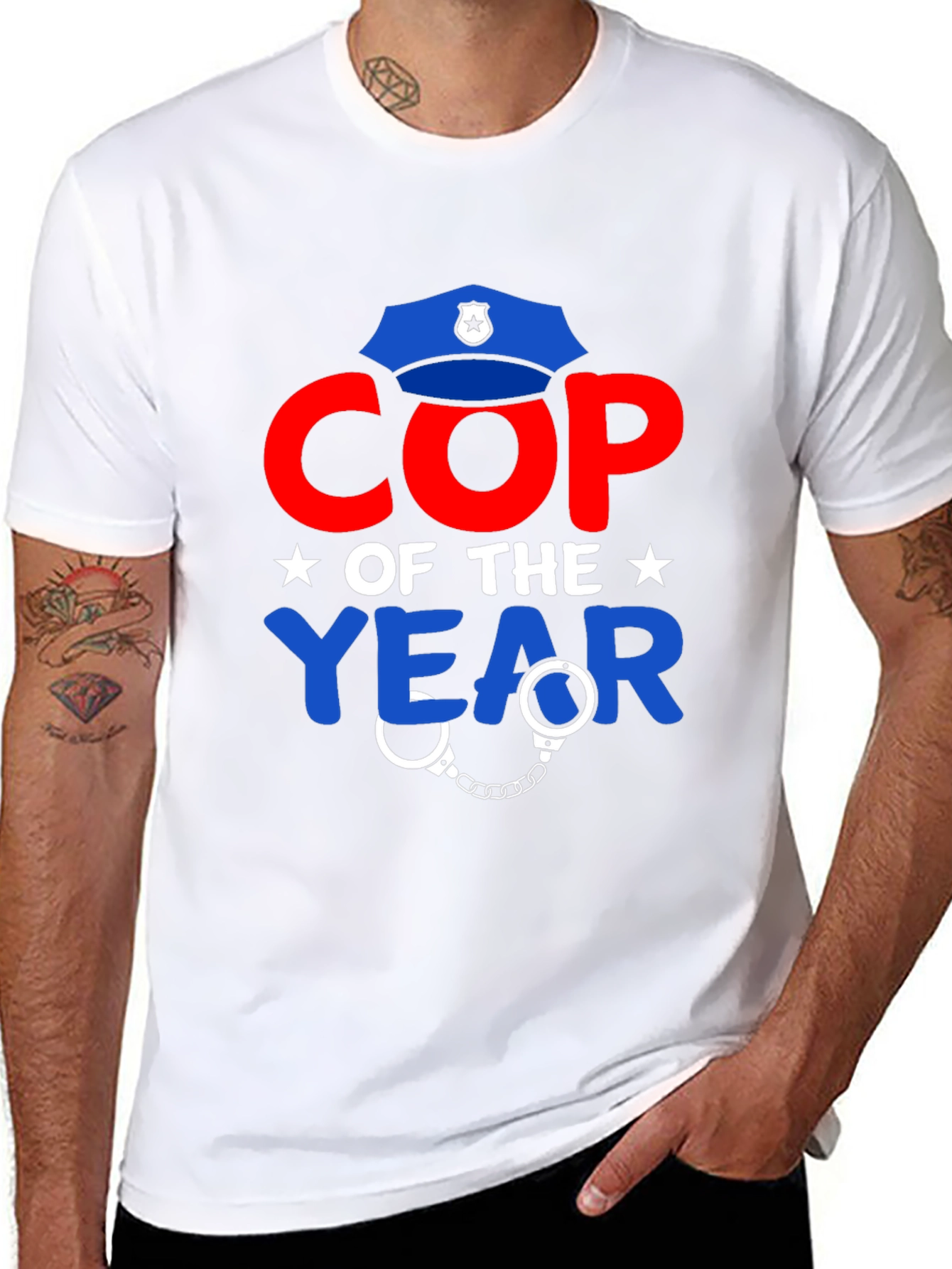 Cop of the Year Graphic Tee - 8