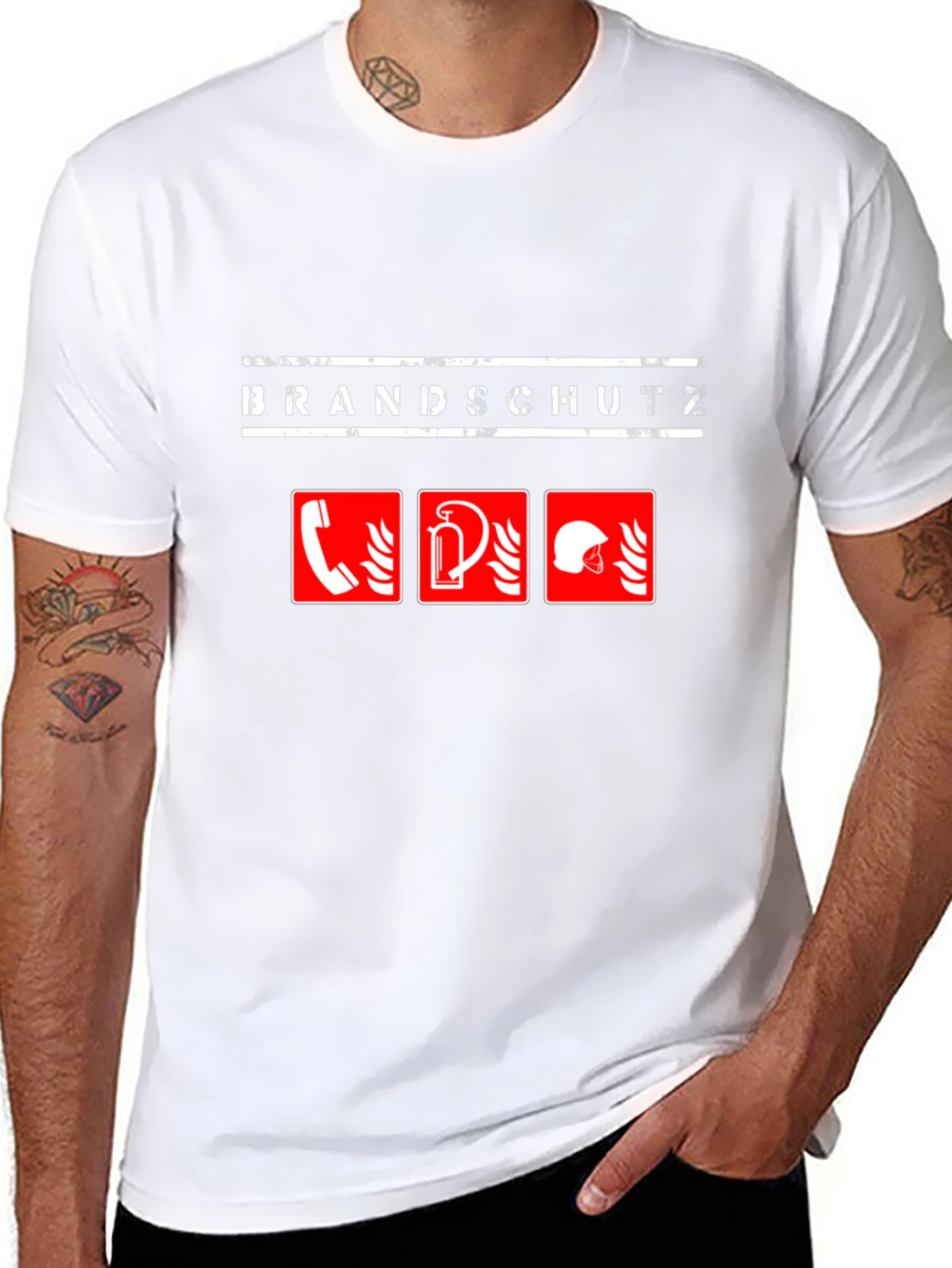 Fire Safety T-Shirt - Brandschutz Design - 8