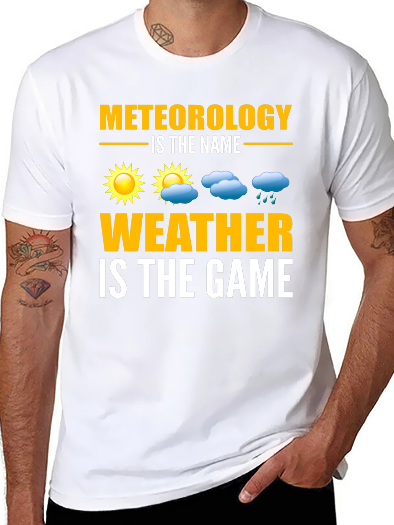 Black Meteorology Weather T-Shirt - Science Pun Tee view 8