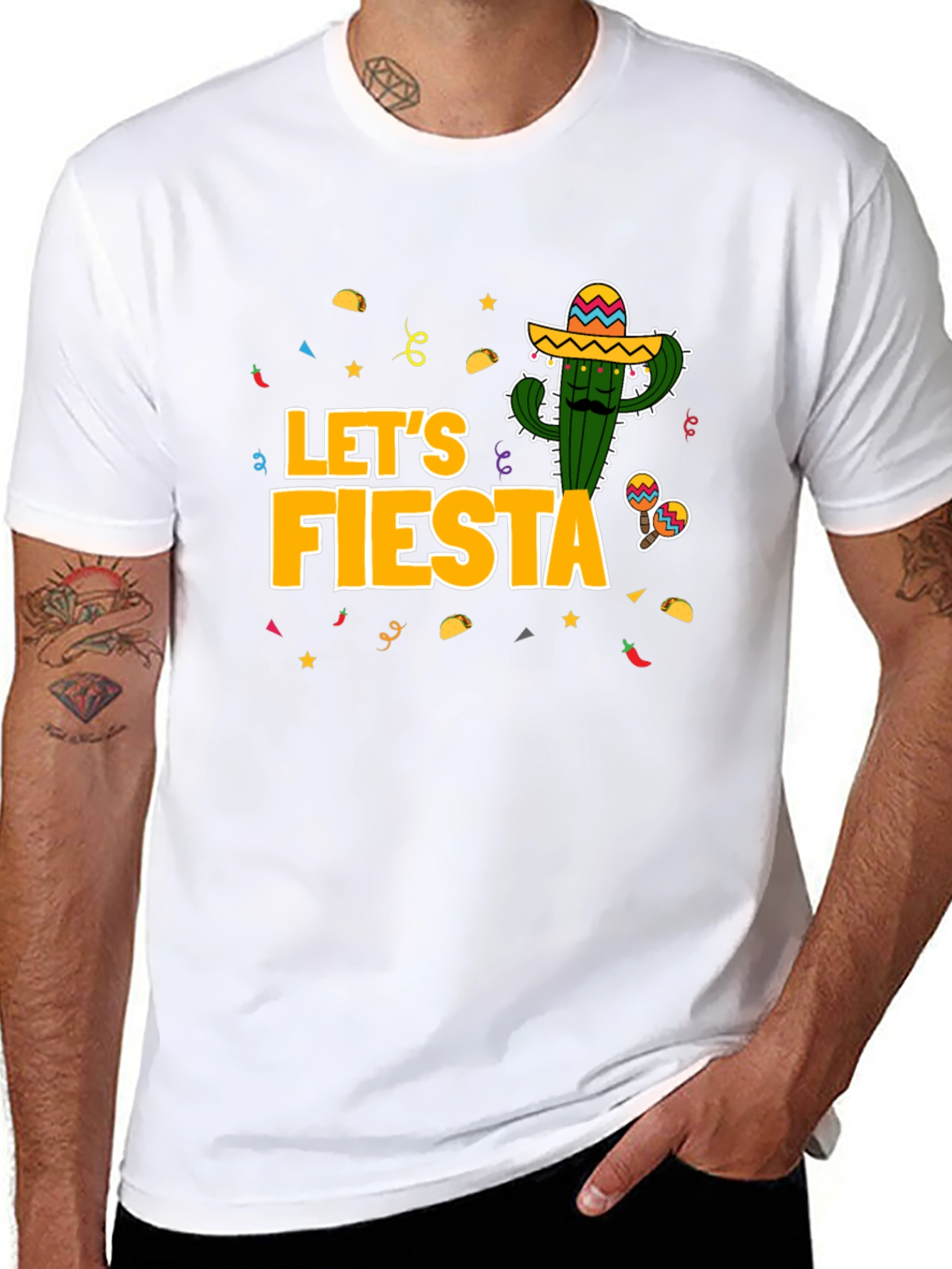 Let's Fiesta Graphic T-Shirt - 8