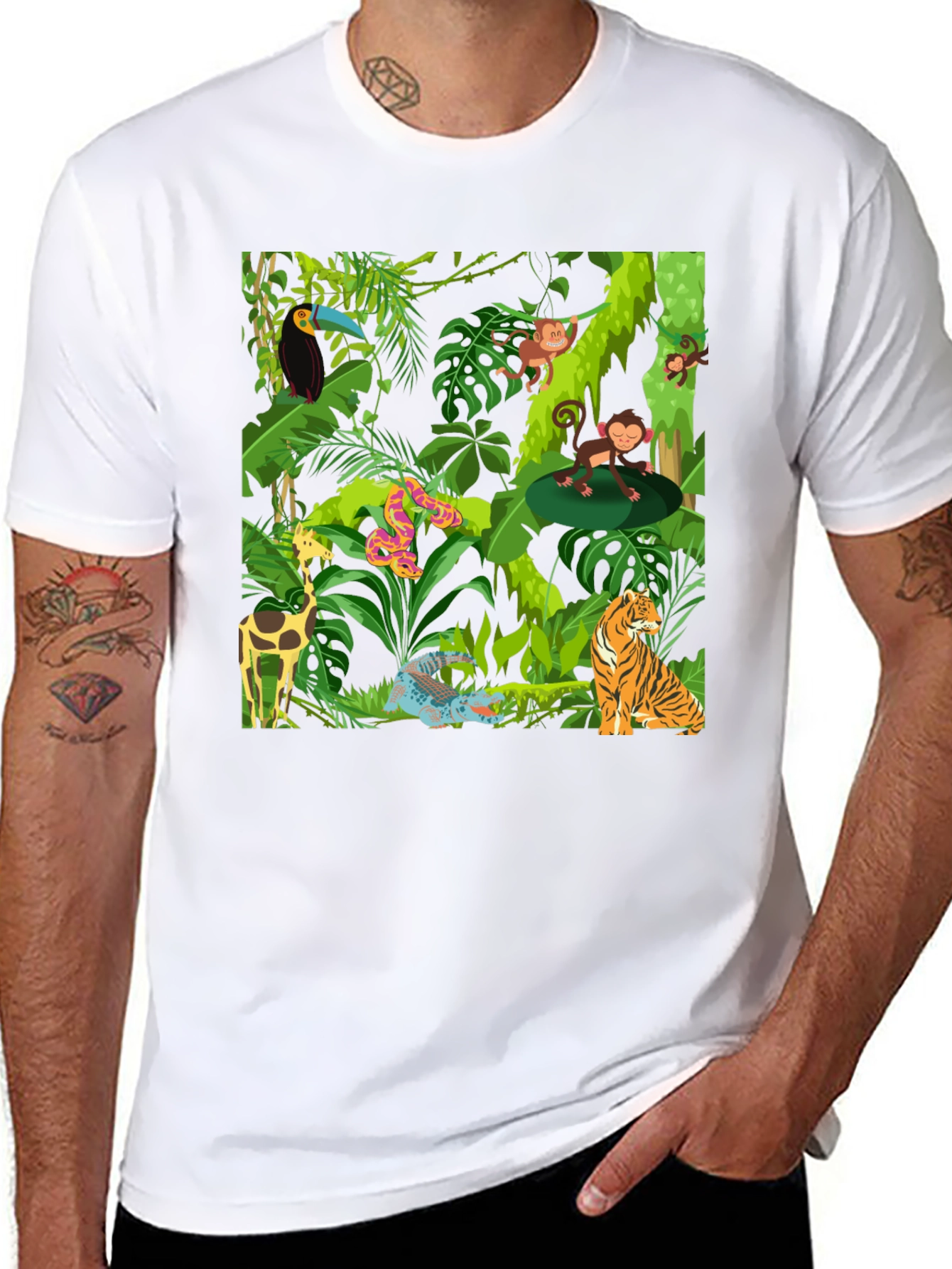Black Jungle Adventure T-Shirt view 8