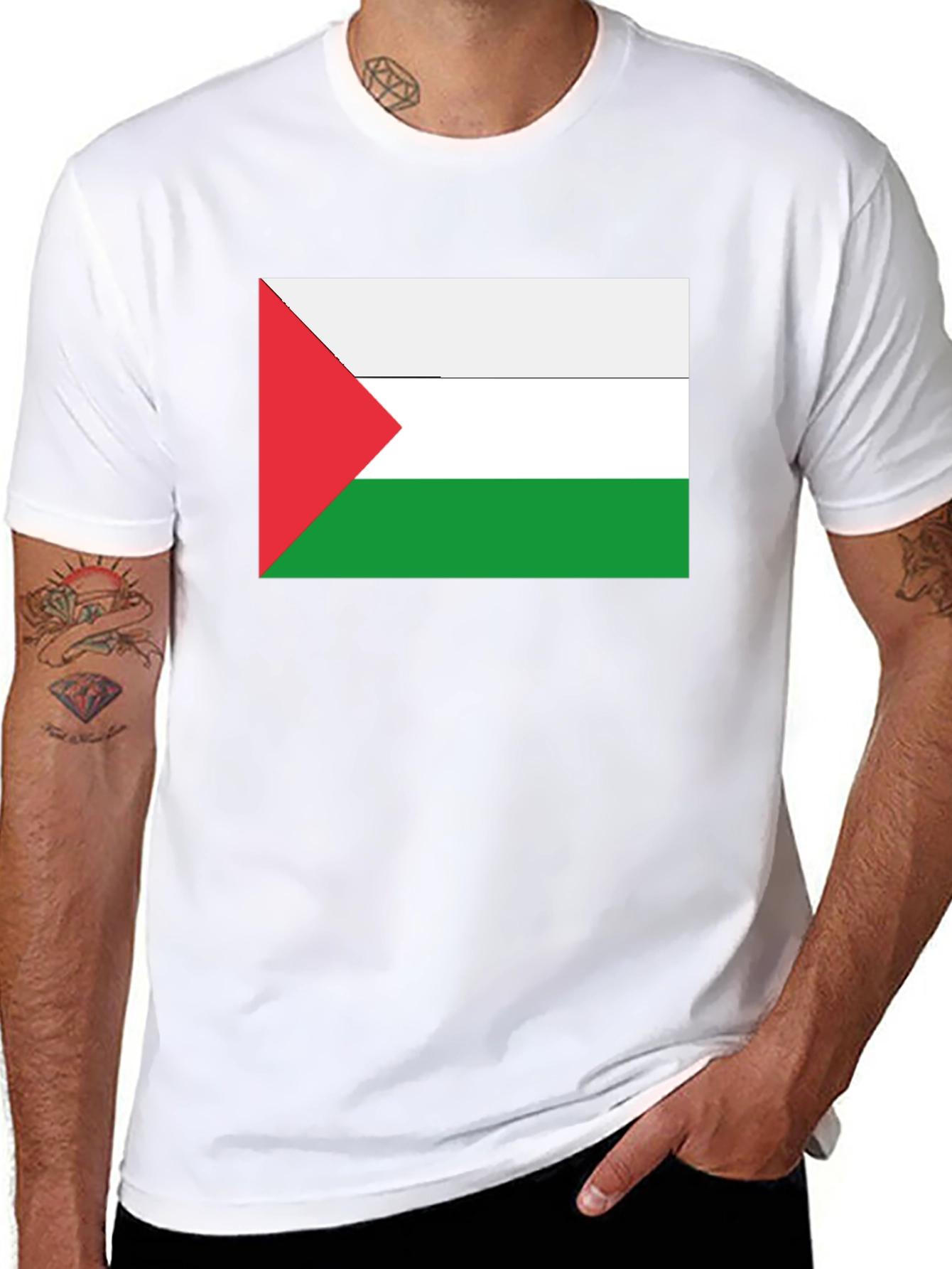 Palestine Flag T-Shirt - Classic Patriotic Tee - 8