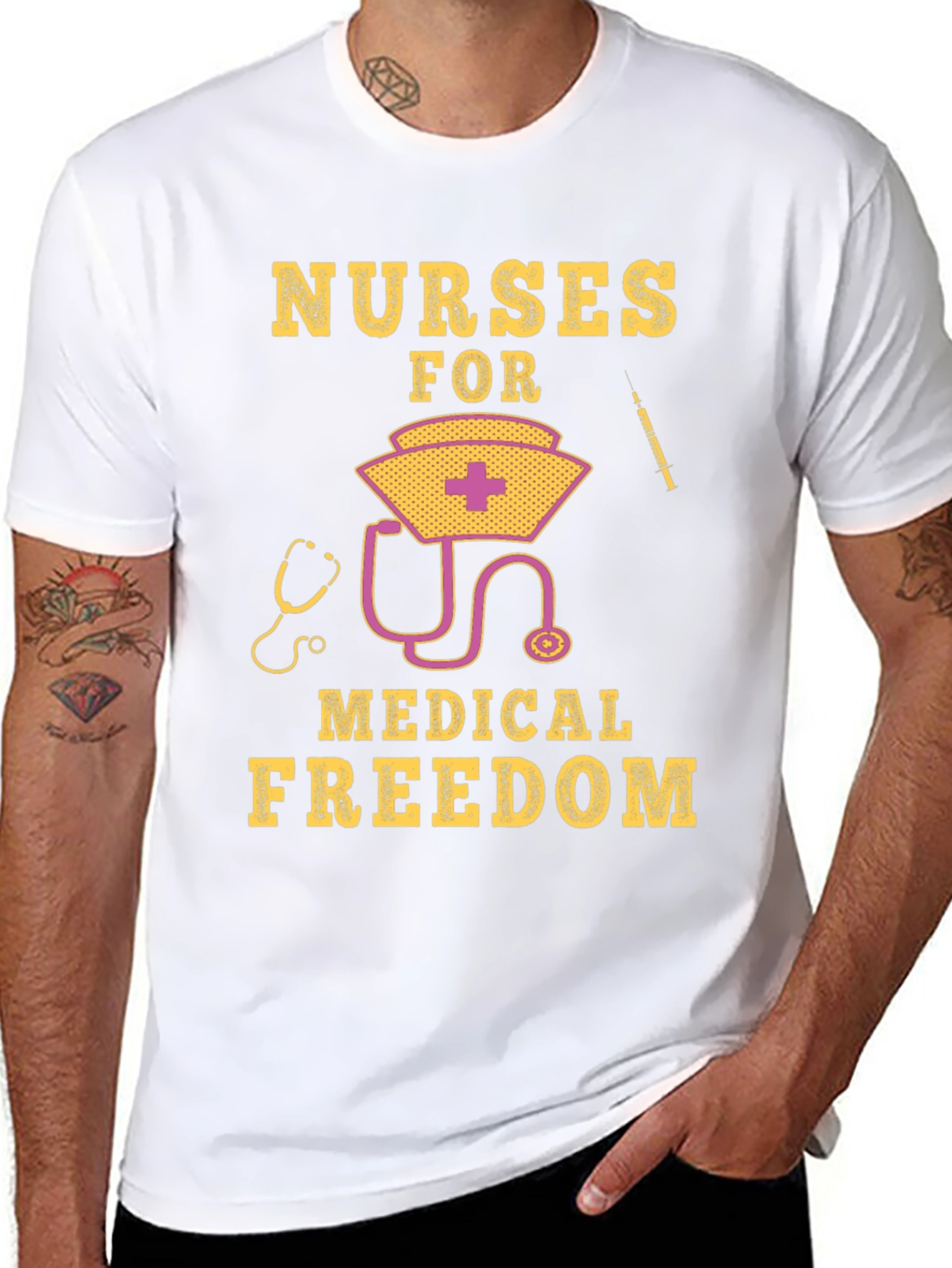 Nurses for Medical Freedom T-Shirt - 8