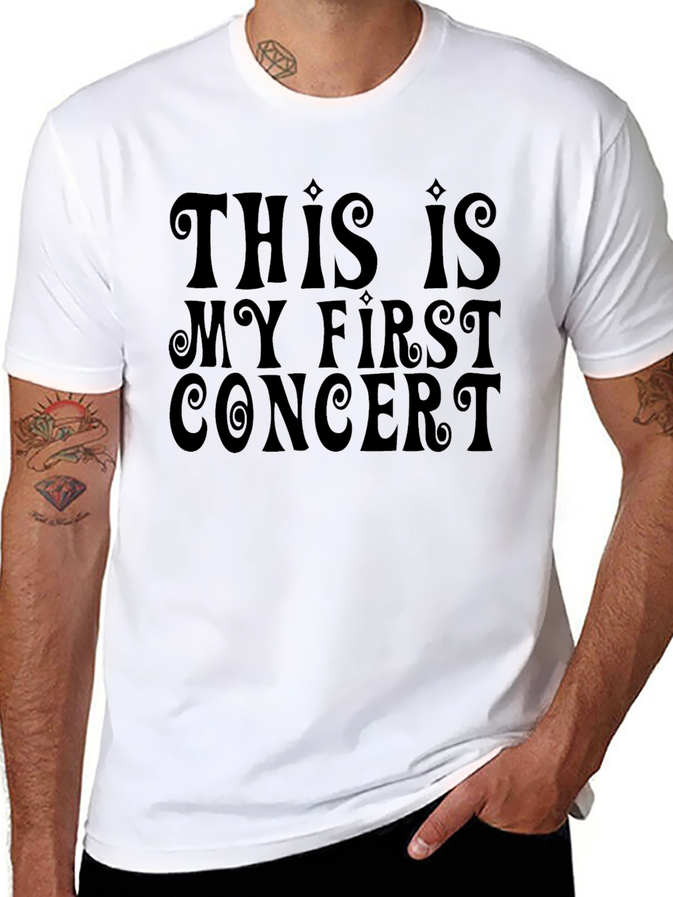 Black First Concert T-Shirt - Soft Cotton Tee view 8