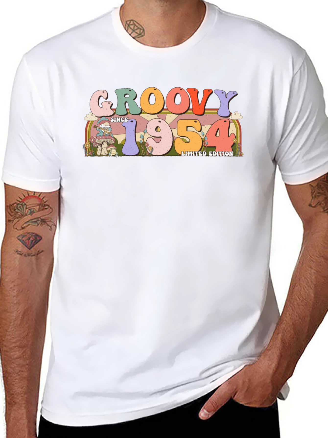 Black Groovy Since 1954 Limited Edition T-Shirt view 8