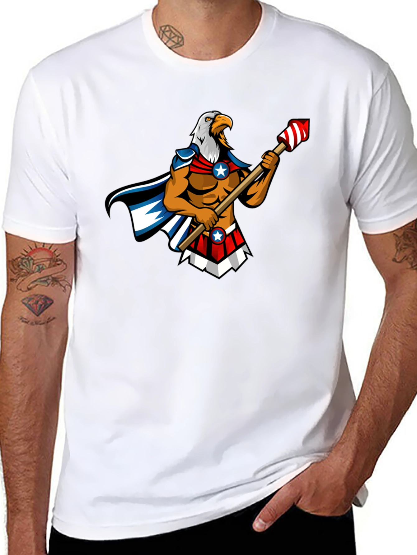 Black Patriotic Eagle T-Shirt - USA Pride view 8