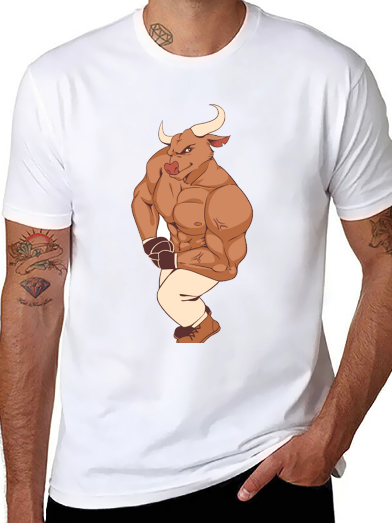 Black Bull Boxer T-Shirt: Unleash Your Inner Strength view 8