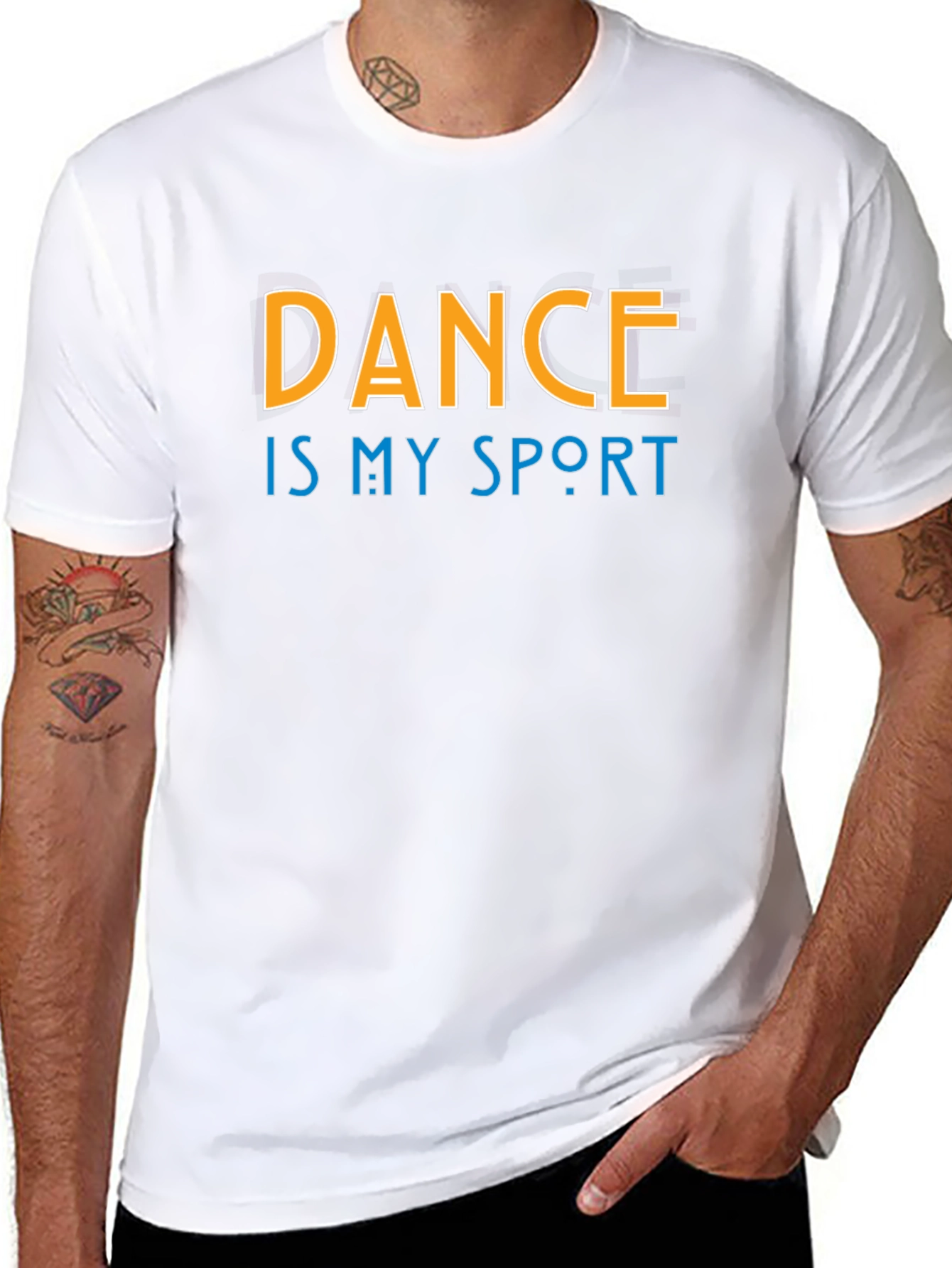 Black Dance is My Sport T-Shirt - Black view 8