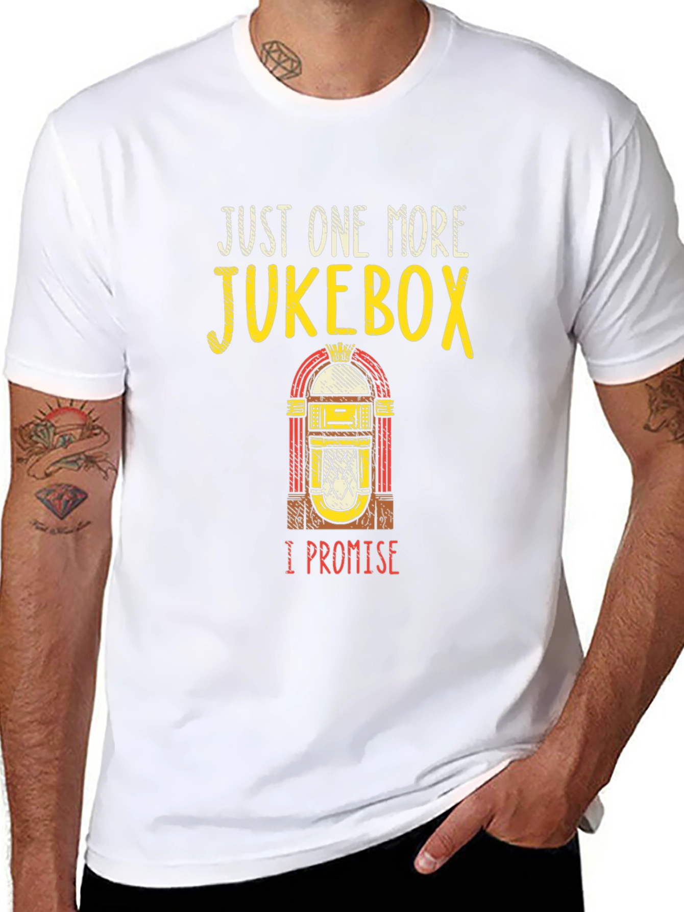 Black Just One More Jukebox T-Shirt view 8