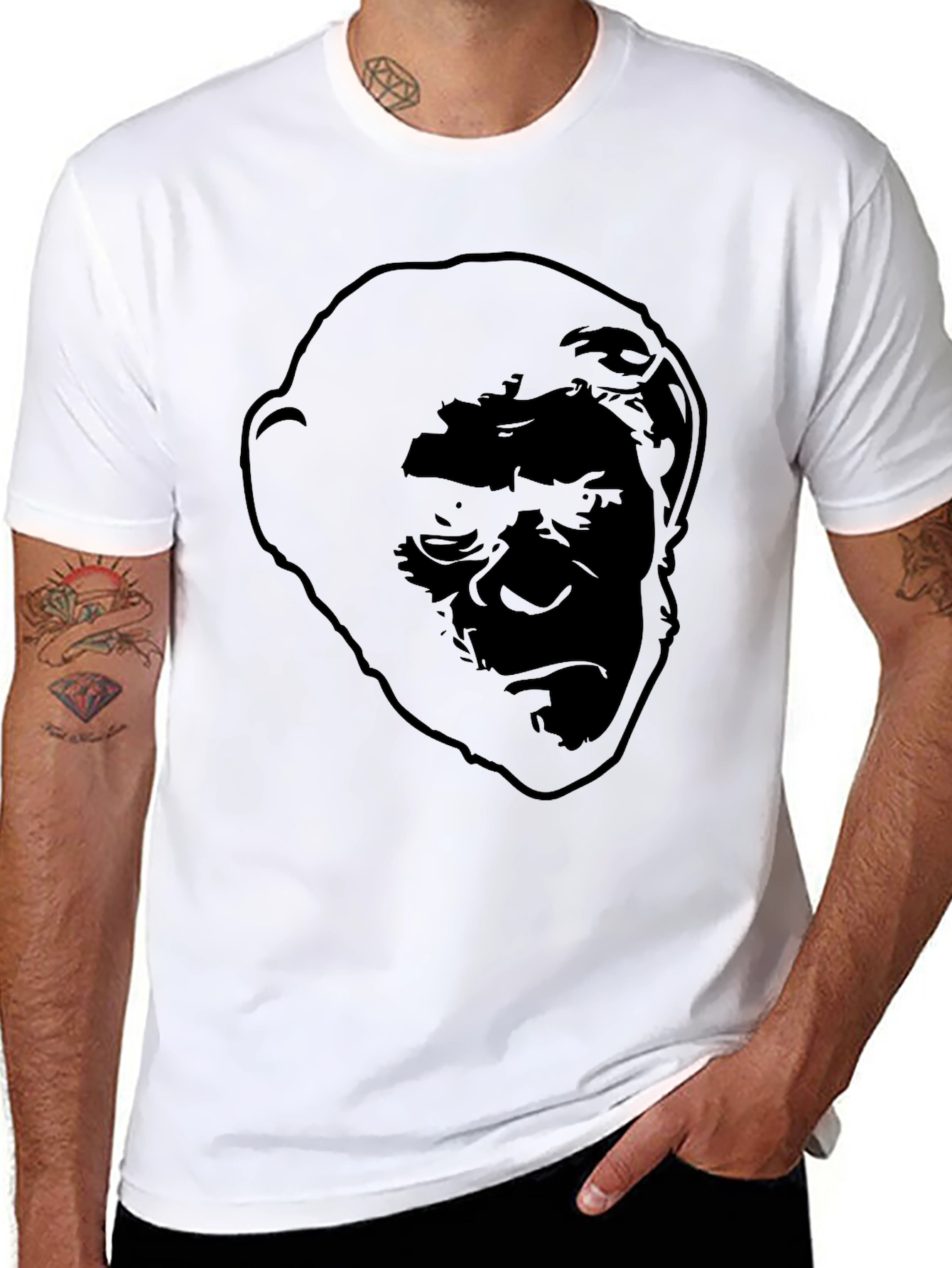 Black Ape Silhouette Black T-Shirt view 8