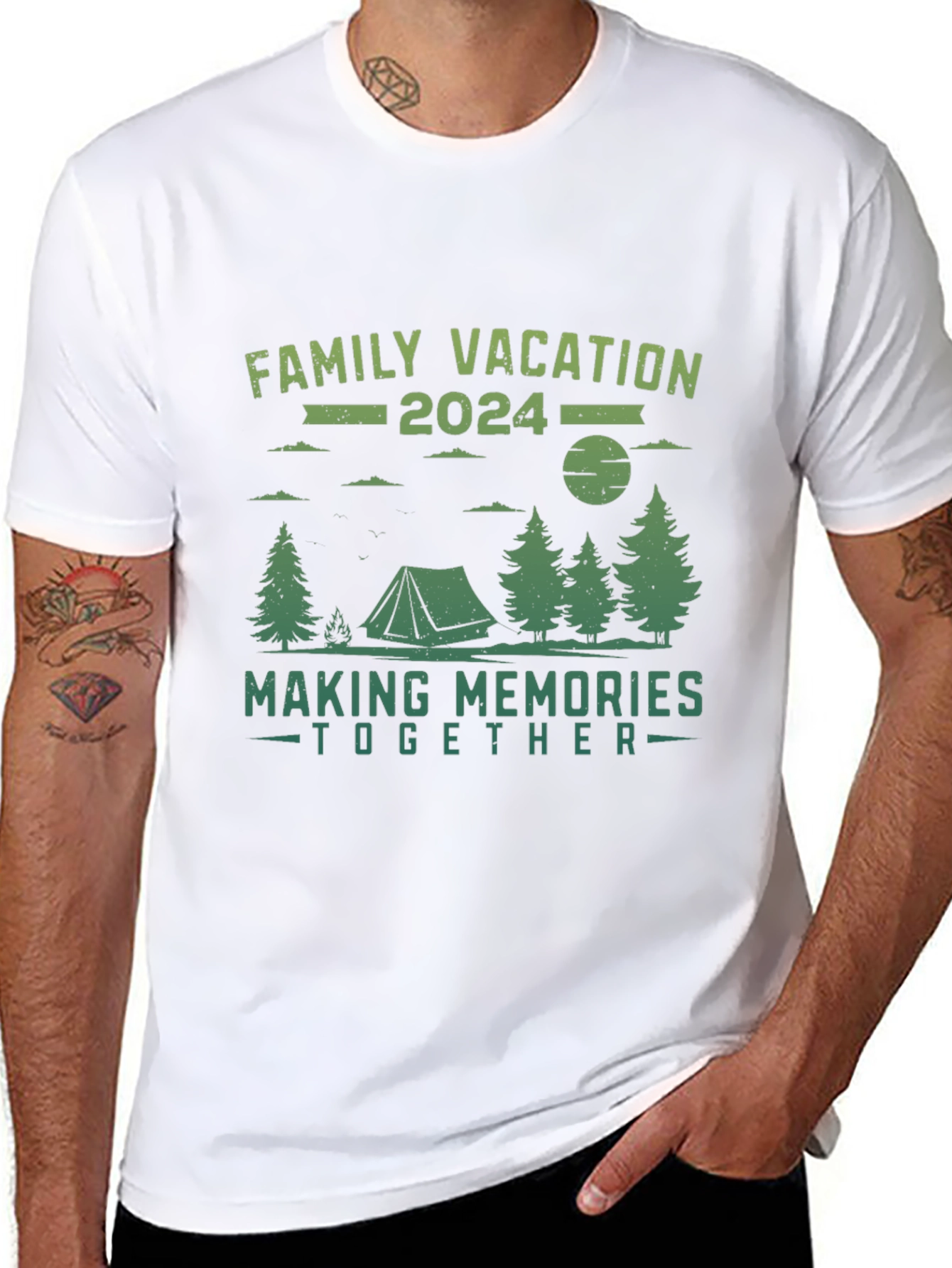 Family Vacation 2024 Camping T-Shirt - 8