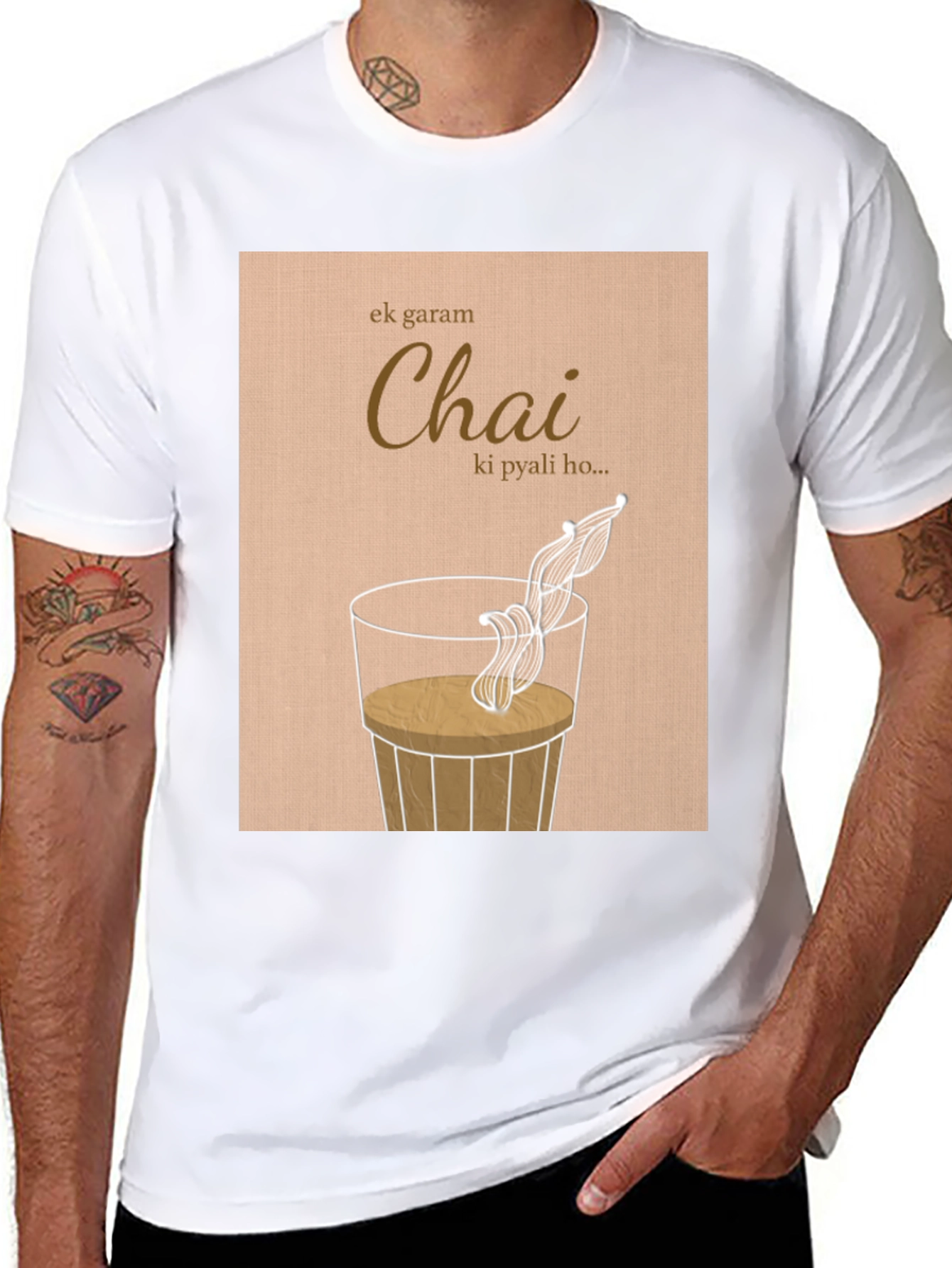 Ek Garam Chai Graphic Tee - Stylish & Comfortable - 8