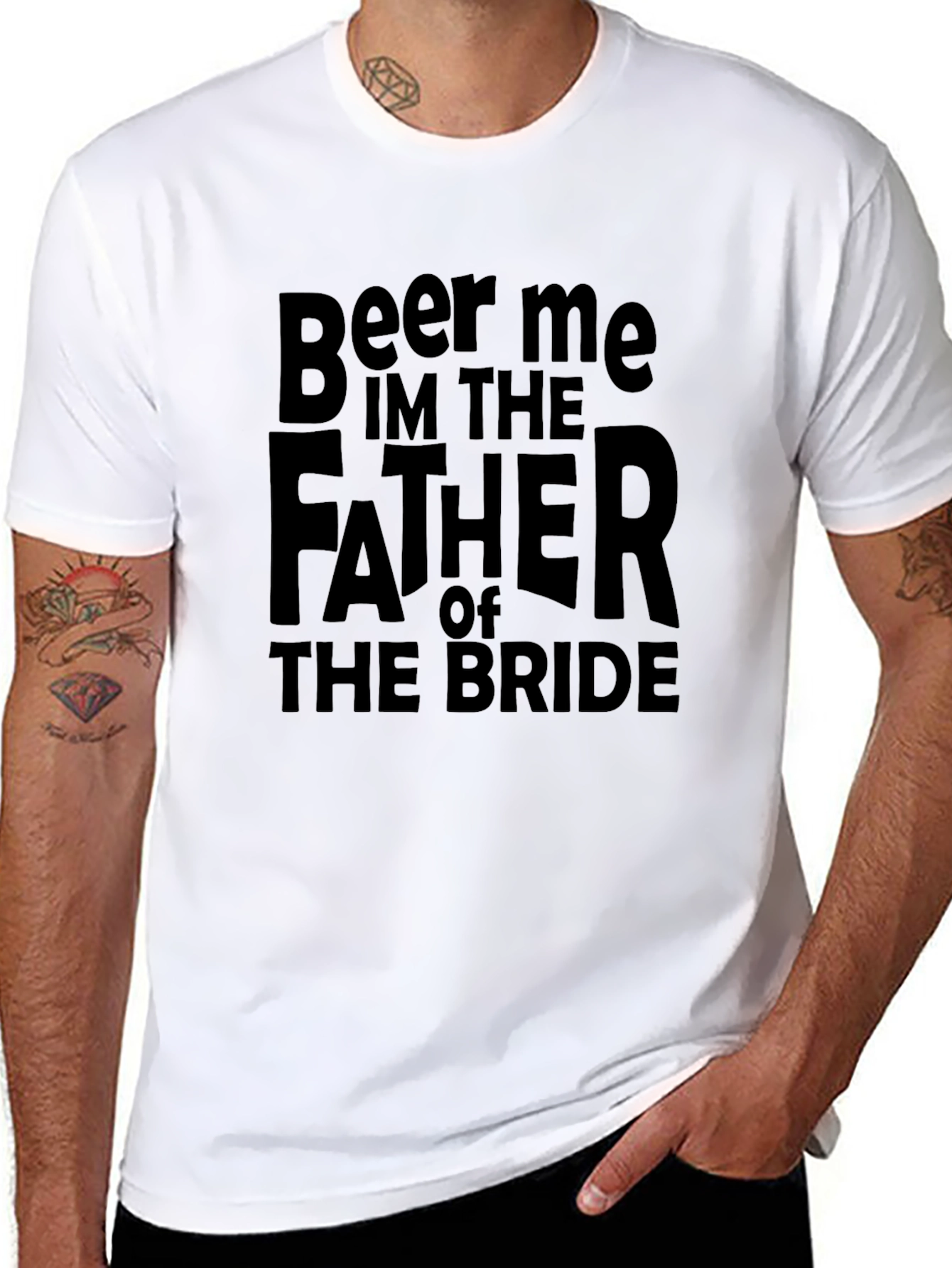 Beer Me I'm The Father of the Bride T-Shirt - 8