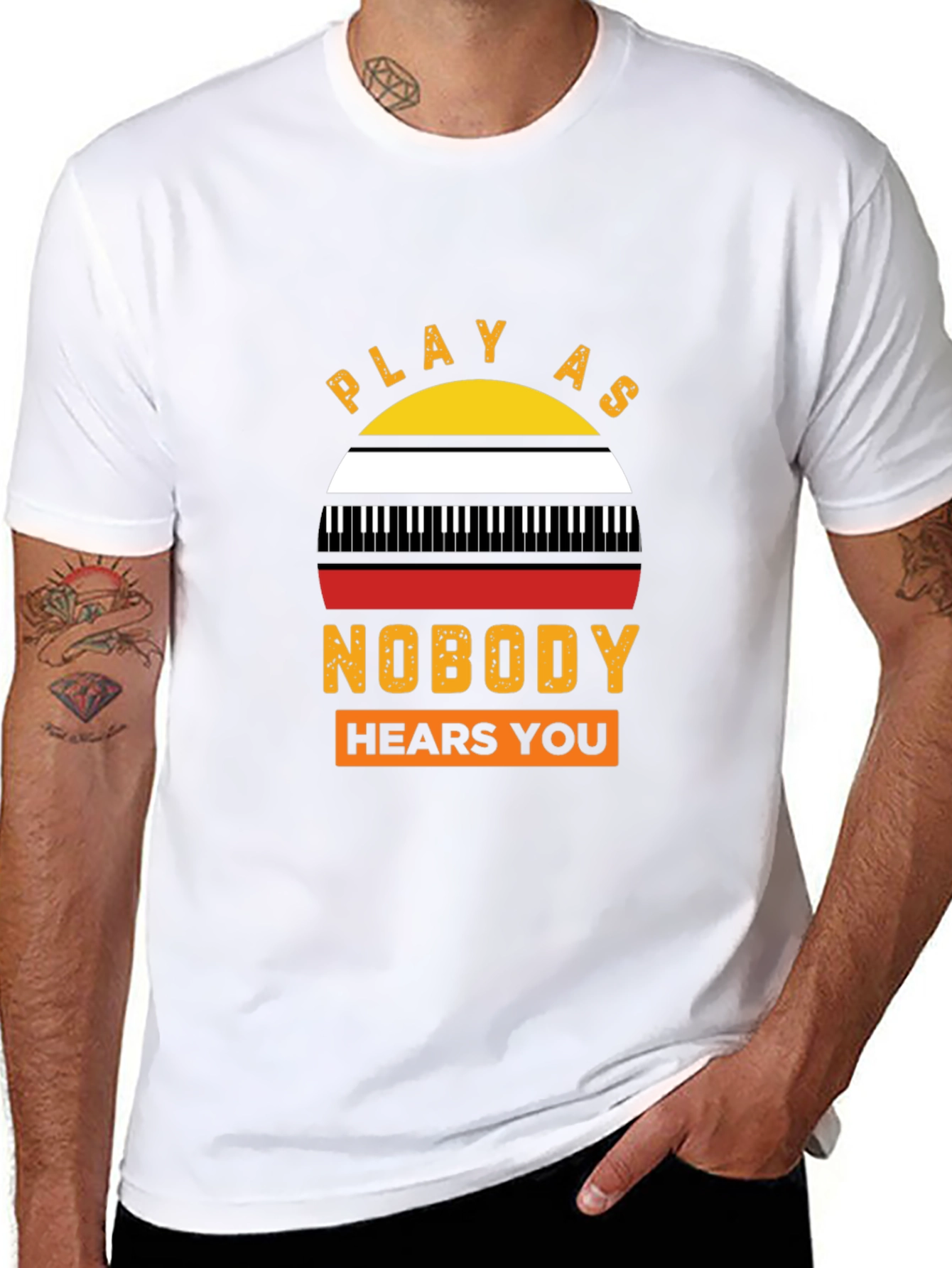 Play as Nobody Hears You Graphic T-Shirt - 8