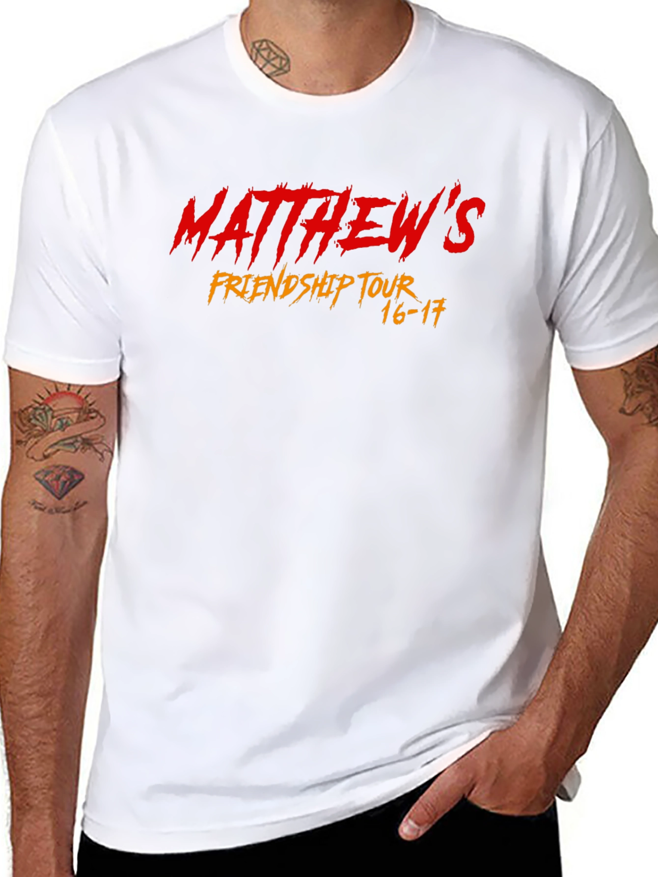 Black Matthew's Friendship Tour T-Shirt view 8