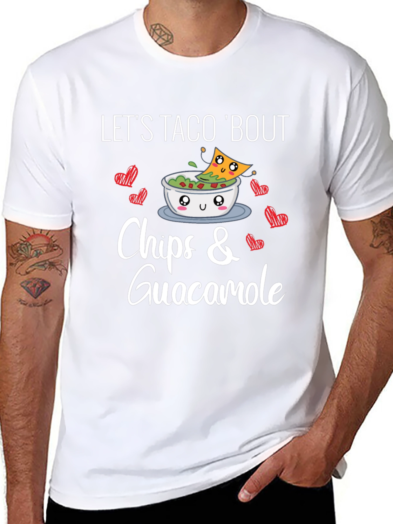 Let's Taco 'Bout Chips & Guacamole T-Shirt - 8