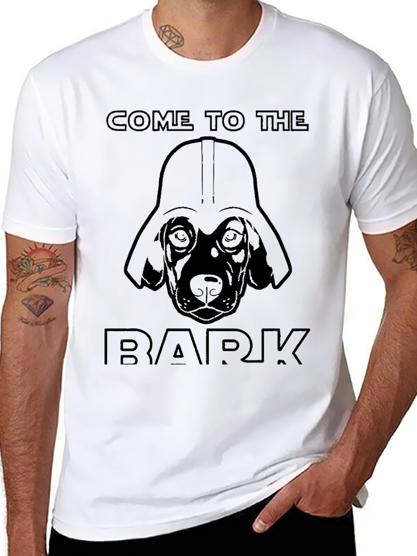 Black Come to the Bark Black T-Shirt view 8