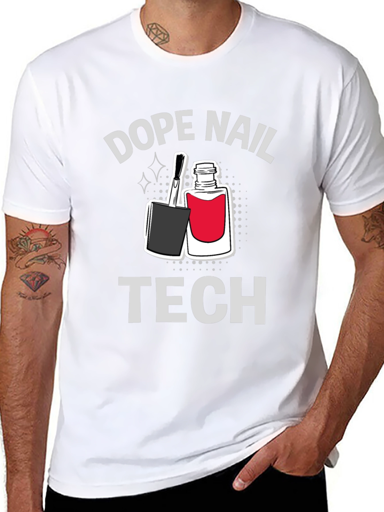 Dope Nail Tech T-Shirt - Stylish Manicure Professional Tee - 8