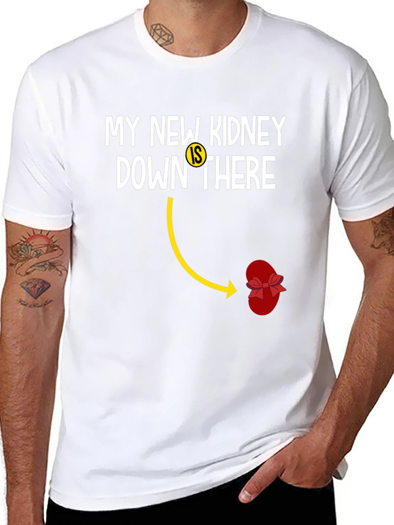 Black Funny Kidney Transplant T-Shirt view 8