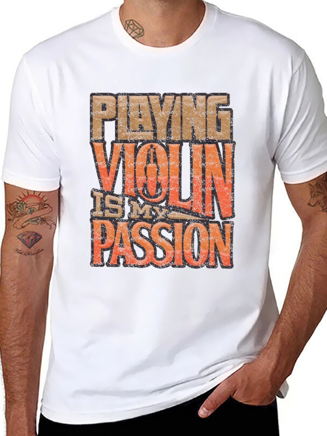 Black Violin Passion Graphic Tee view 8