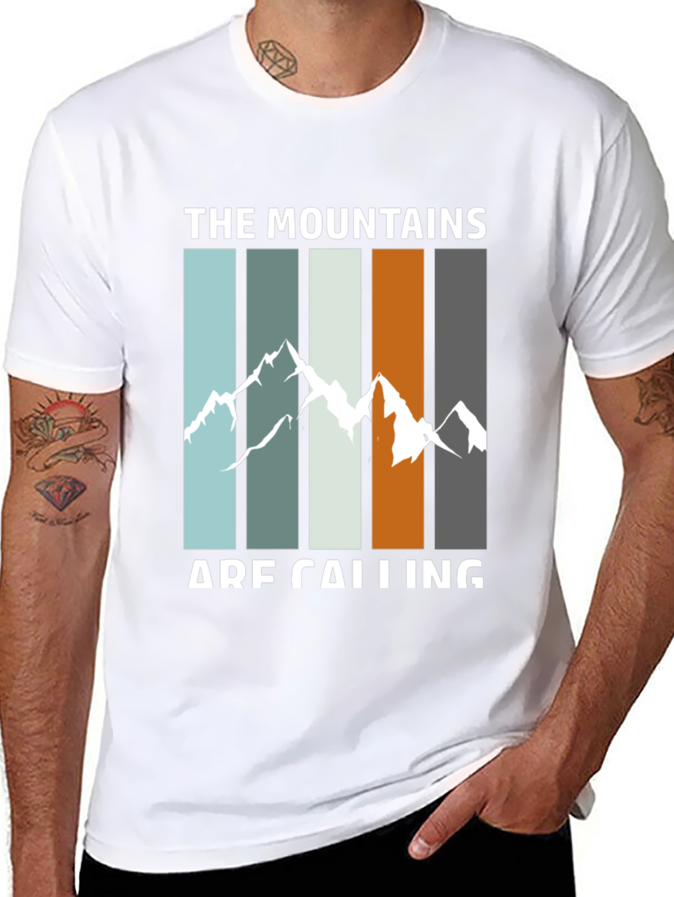 Black Mountains are Calling Graphic Tee view 8