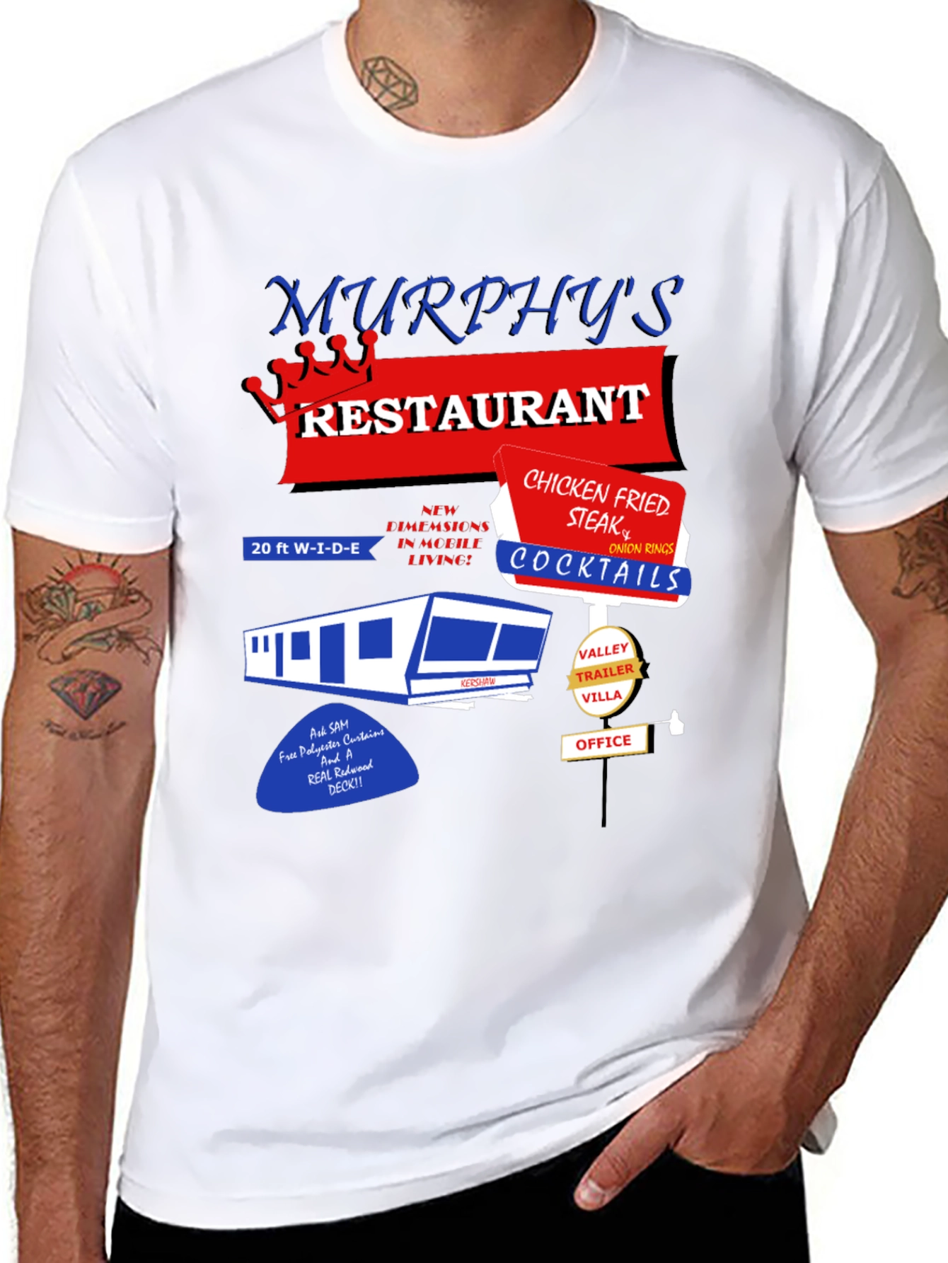 Black Murphy's Restaurant T-Shirt view 8