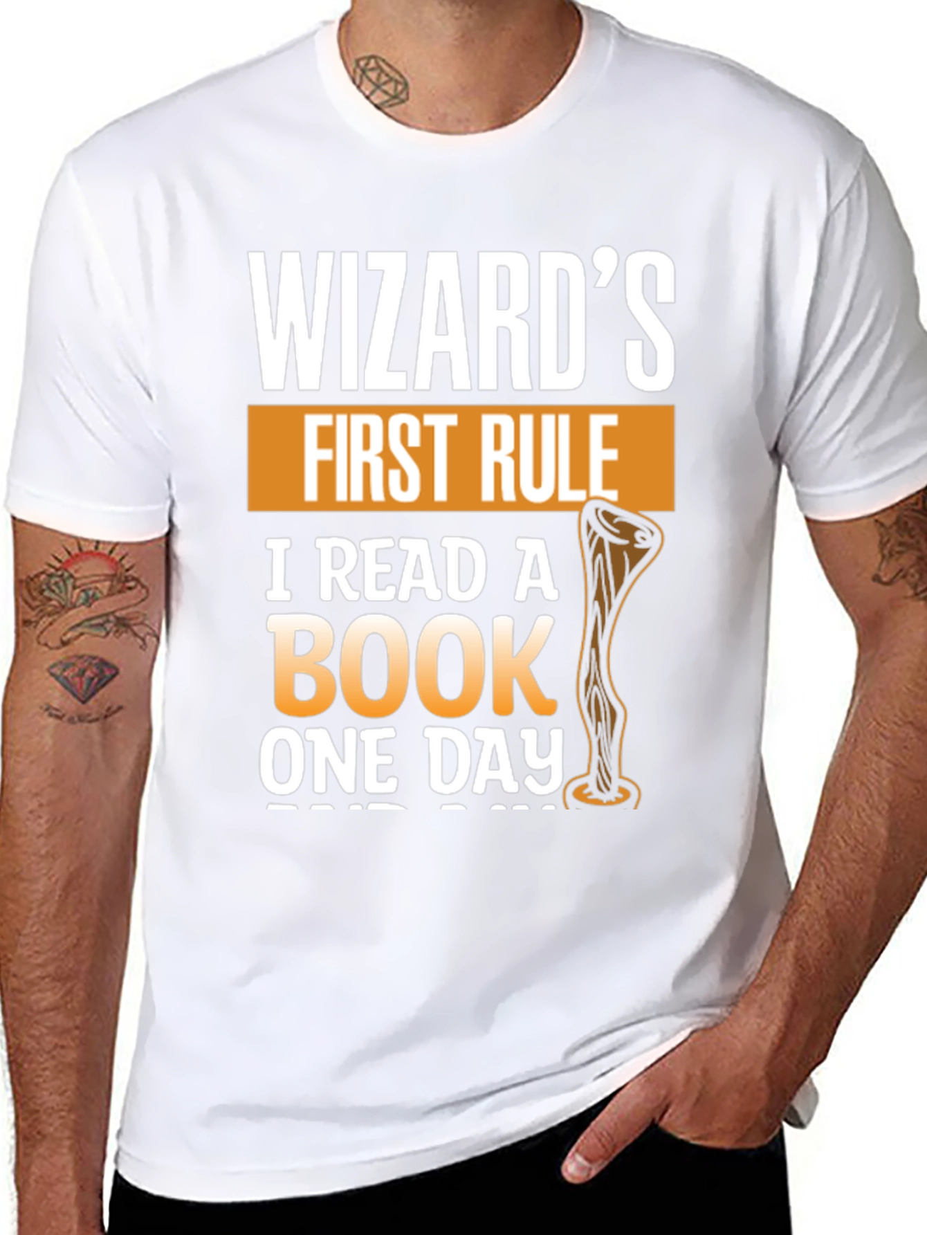 Black Wizard's First Rule Novelty T-Shirt view 8