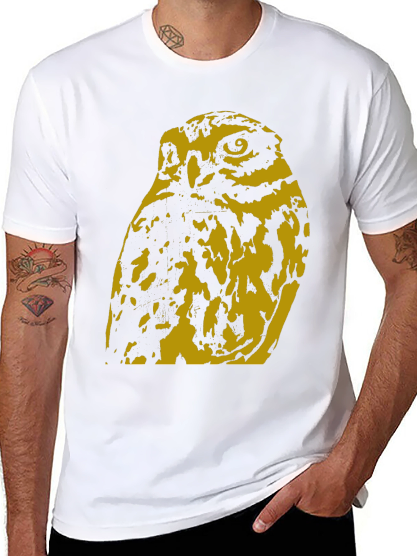 Owl Graphic T-Shirt - Unique Bird Design - 8