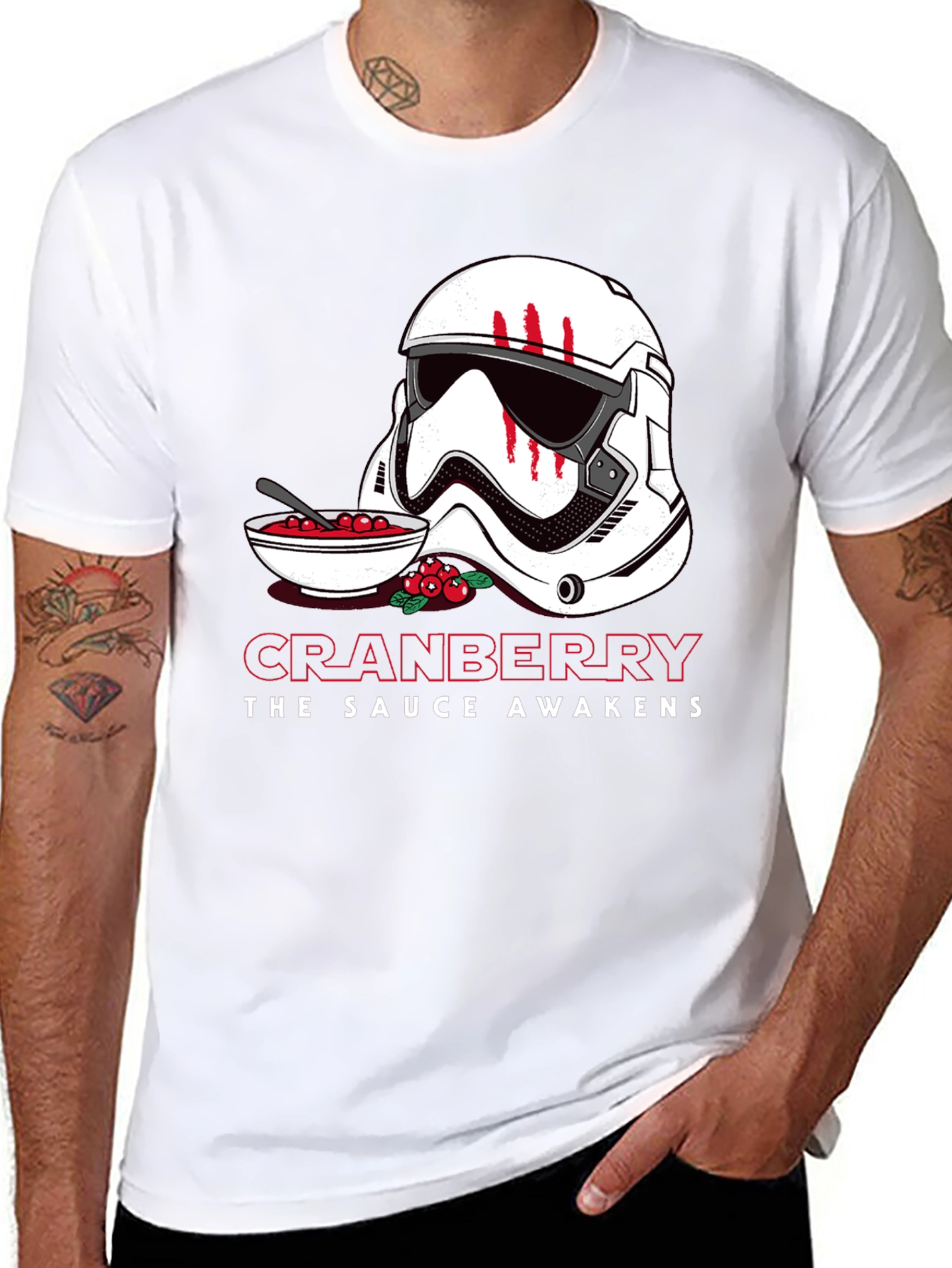 Black Cranberry The Sauce Awakens T-Shirt view 8