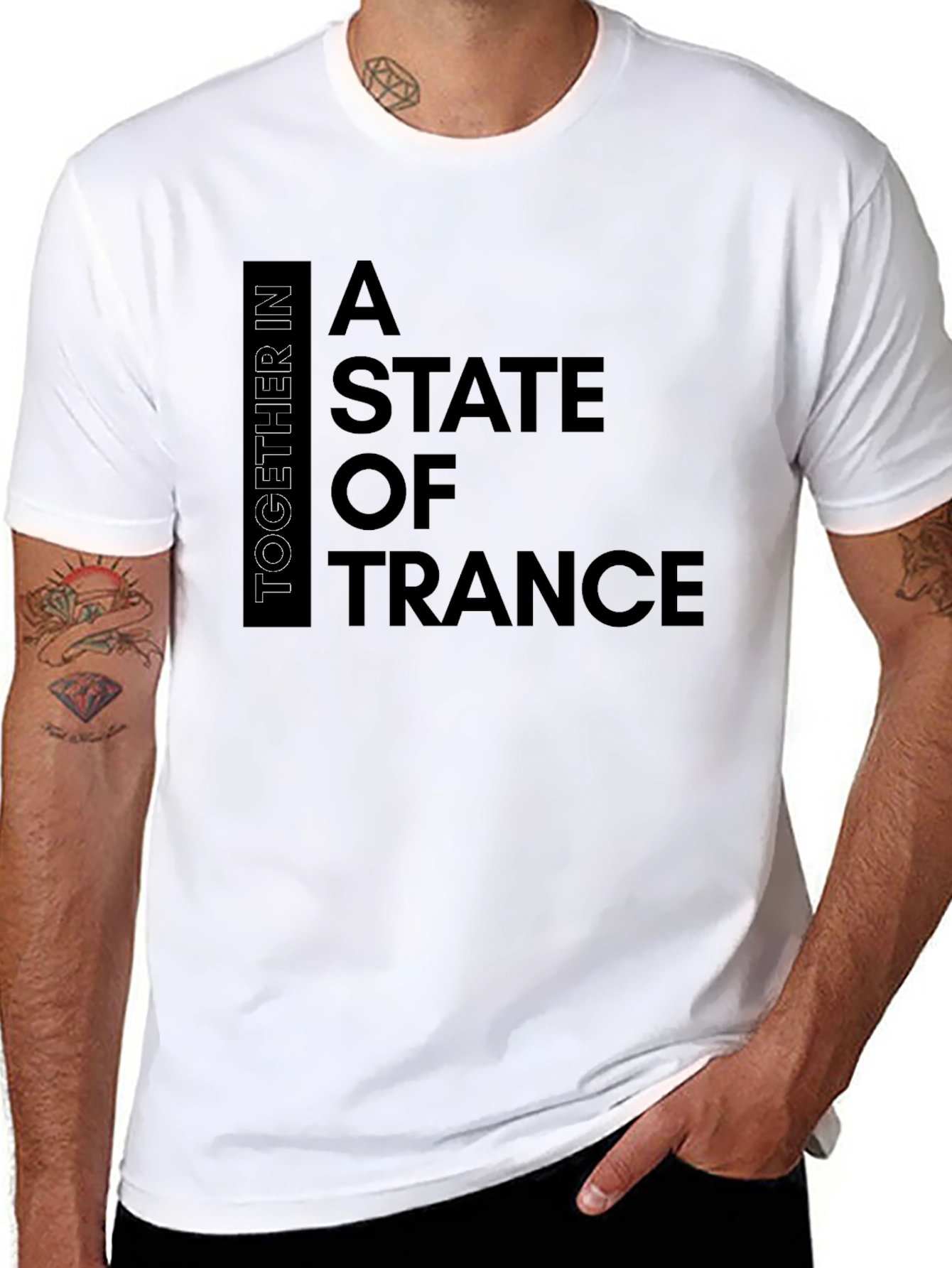 Black A State of Trance T-Shirt view 8