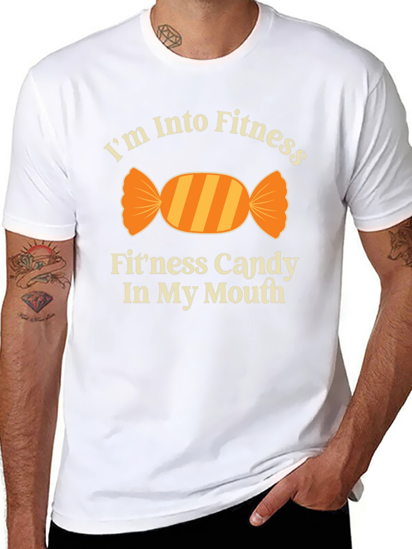Black Fitness Candy T-Shirt view 8