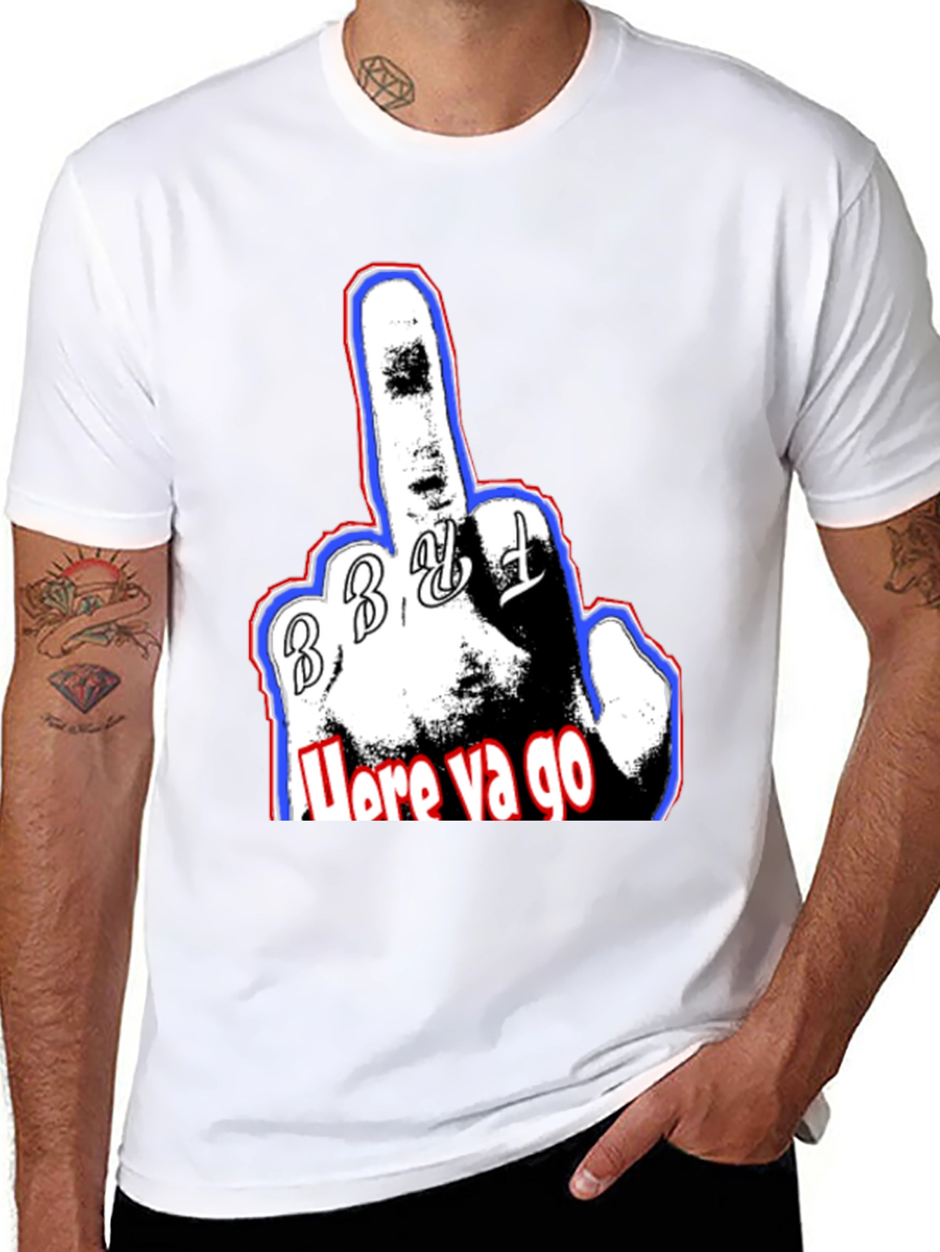 Black Offensive Funny T-Shirt view 8