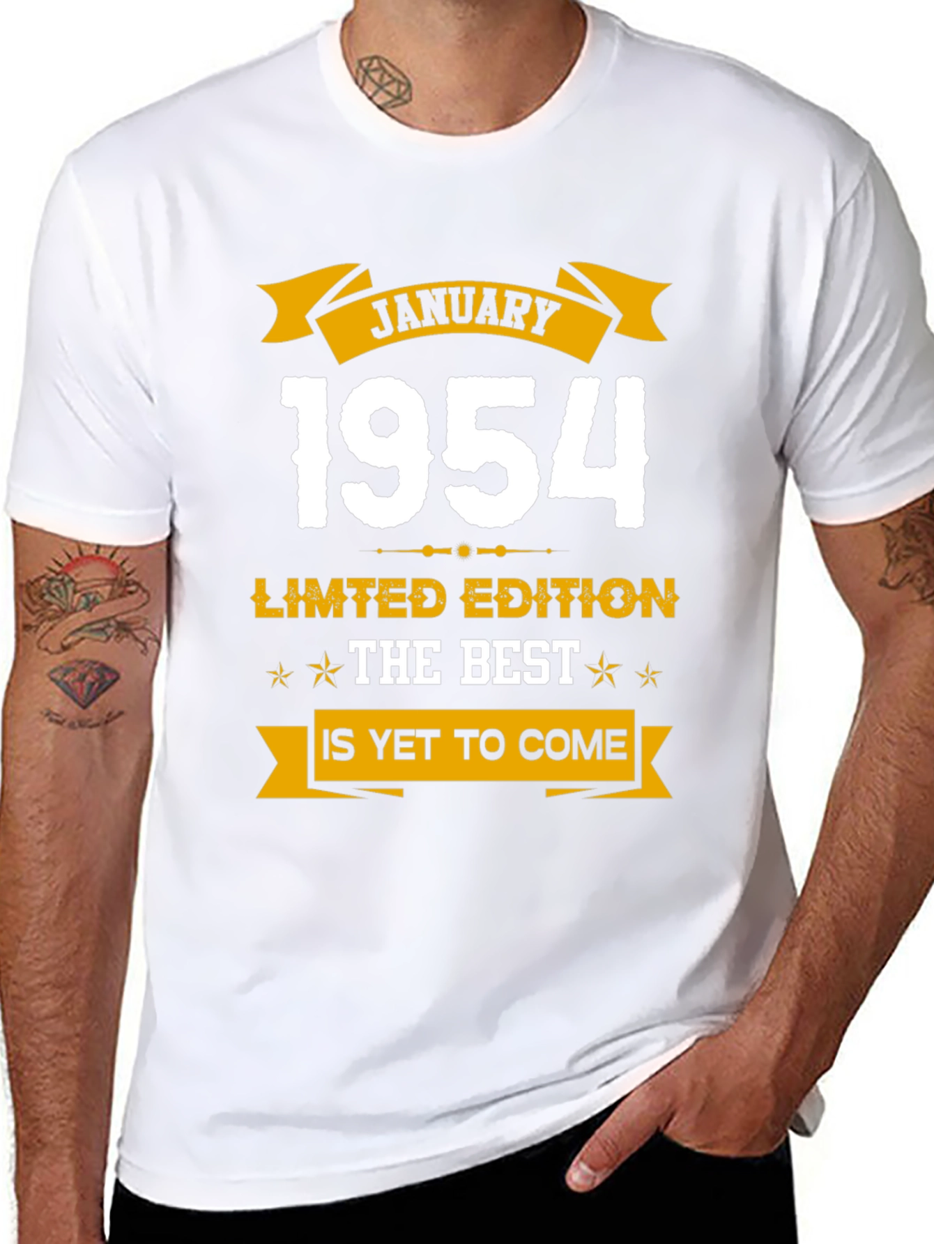 Black January 1954 Limited Edition Graphic T-Shirt view 8