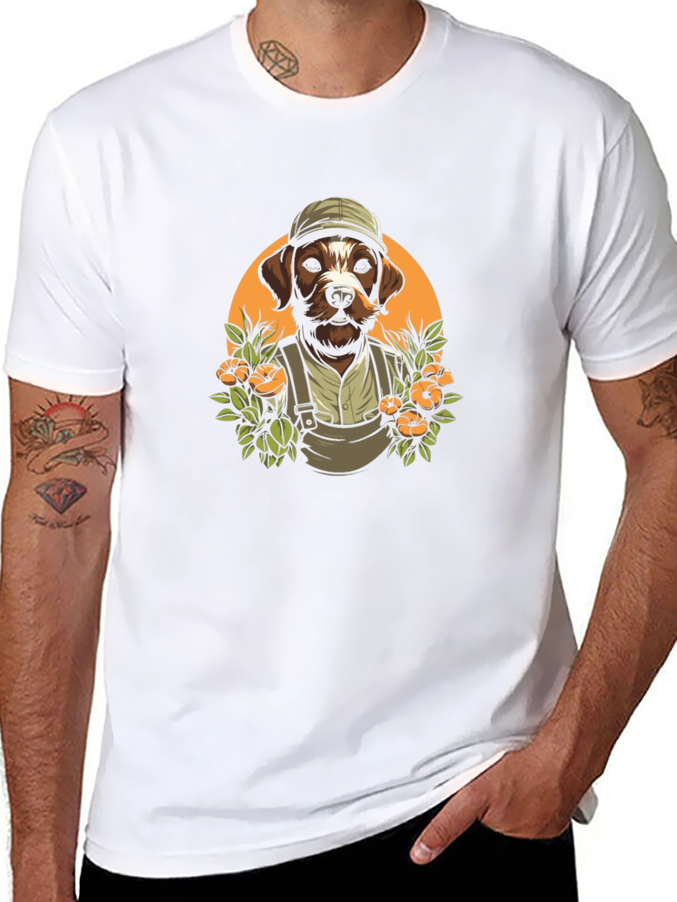 Black Dog Gardener Graphic Tee - Cool & Quirky view 8