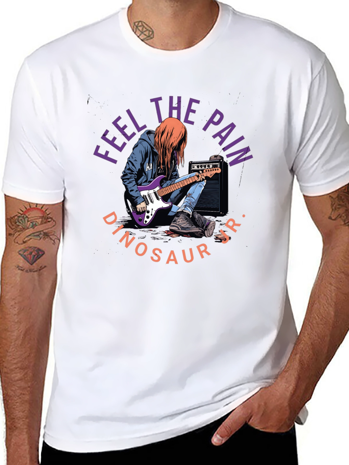 Dinosaur Jr. "Feel The Pain" Graphic T-Shirt - 8